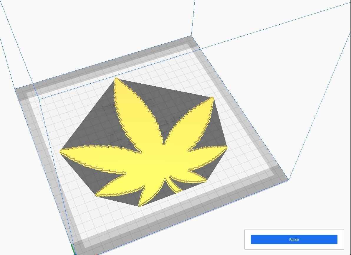 LAMP CANNABIS 3D 3D print model_4
