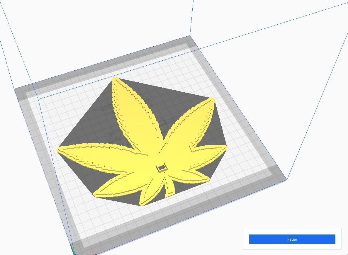 LAMP CANNABIS 3D 3D print model_5