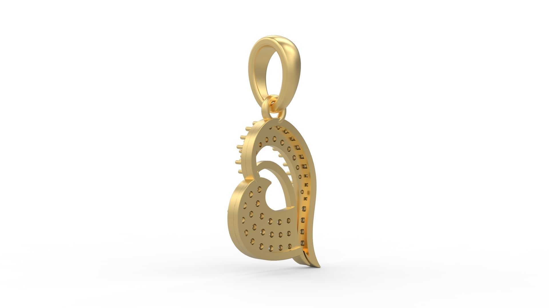 Pendant 762 3D print model_3