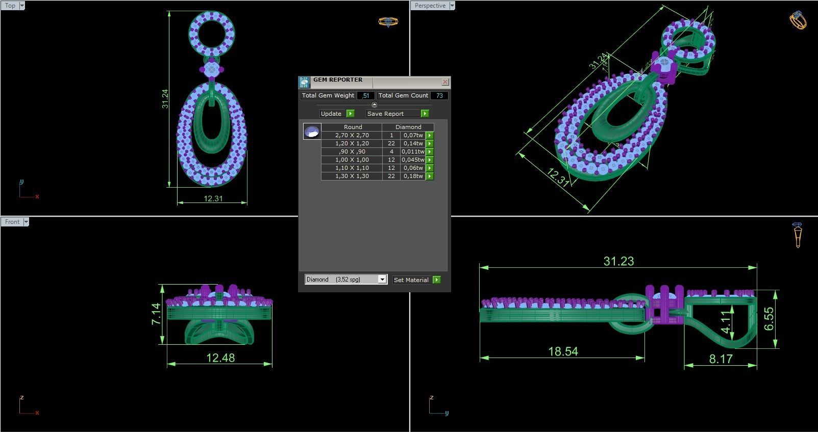 Pendant 771 3D print model_8