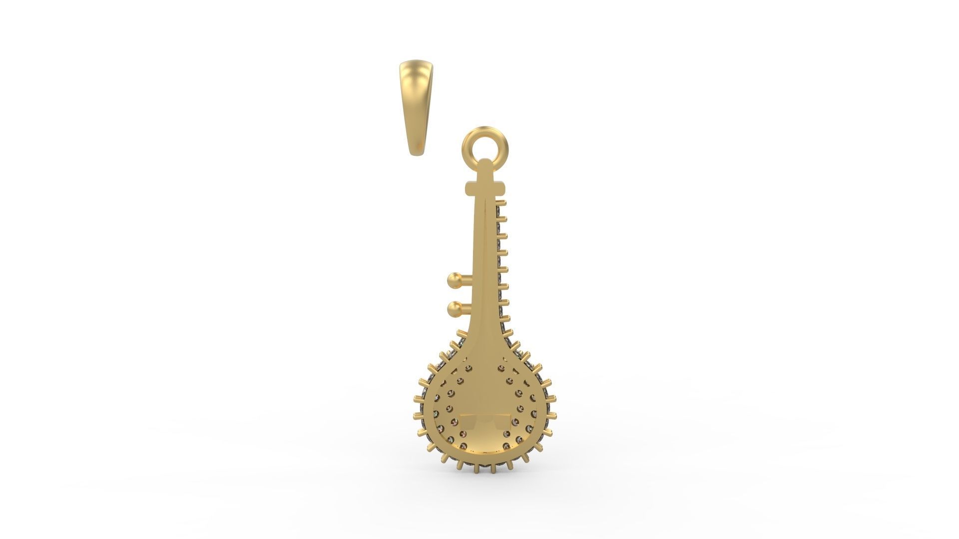 Instrument Pendant  3D print model_4