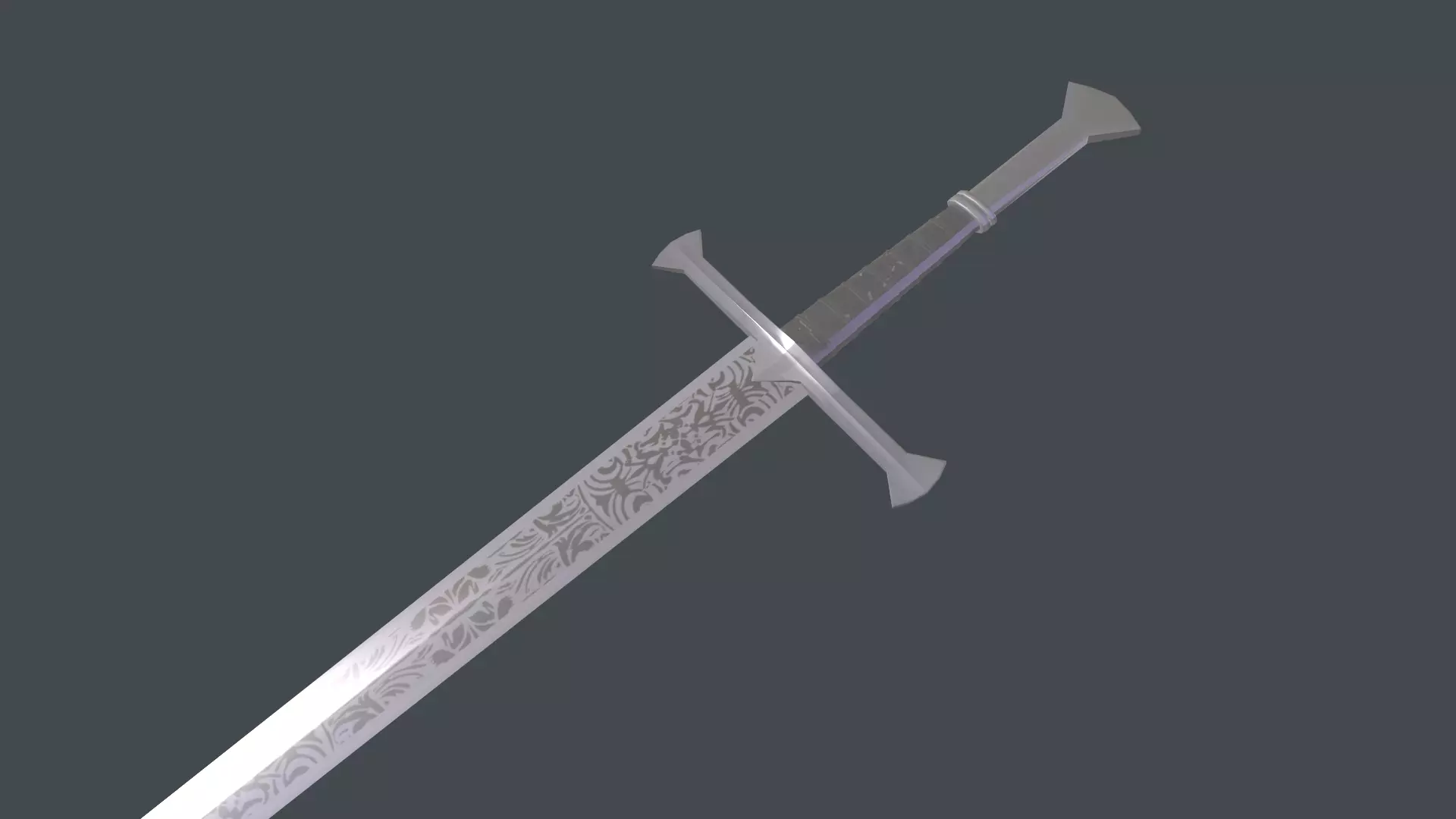 Bastard Sword 3D model