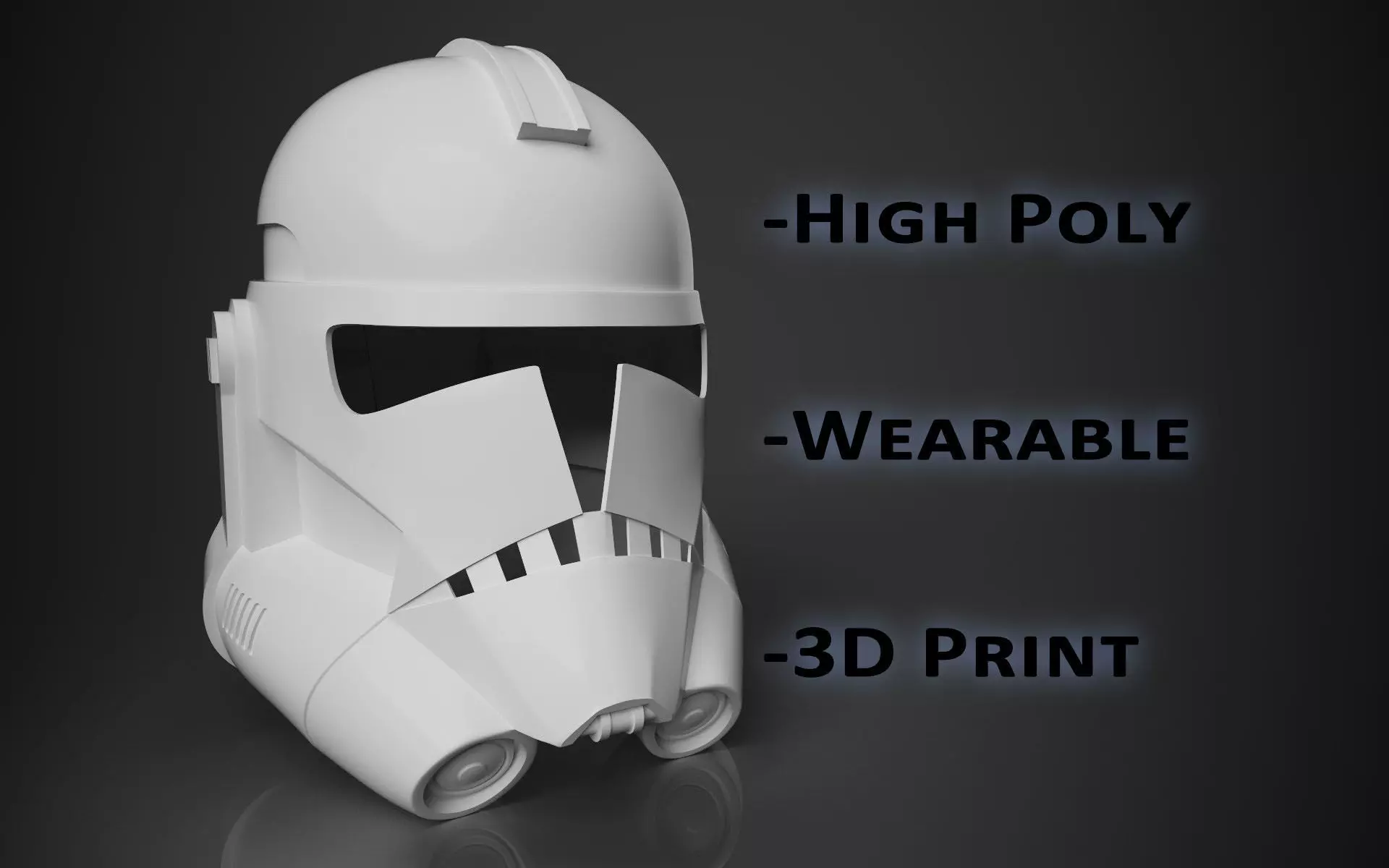 Phase 2 Clone Helmet 3D print model