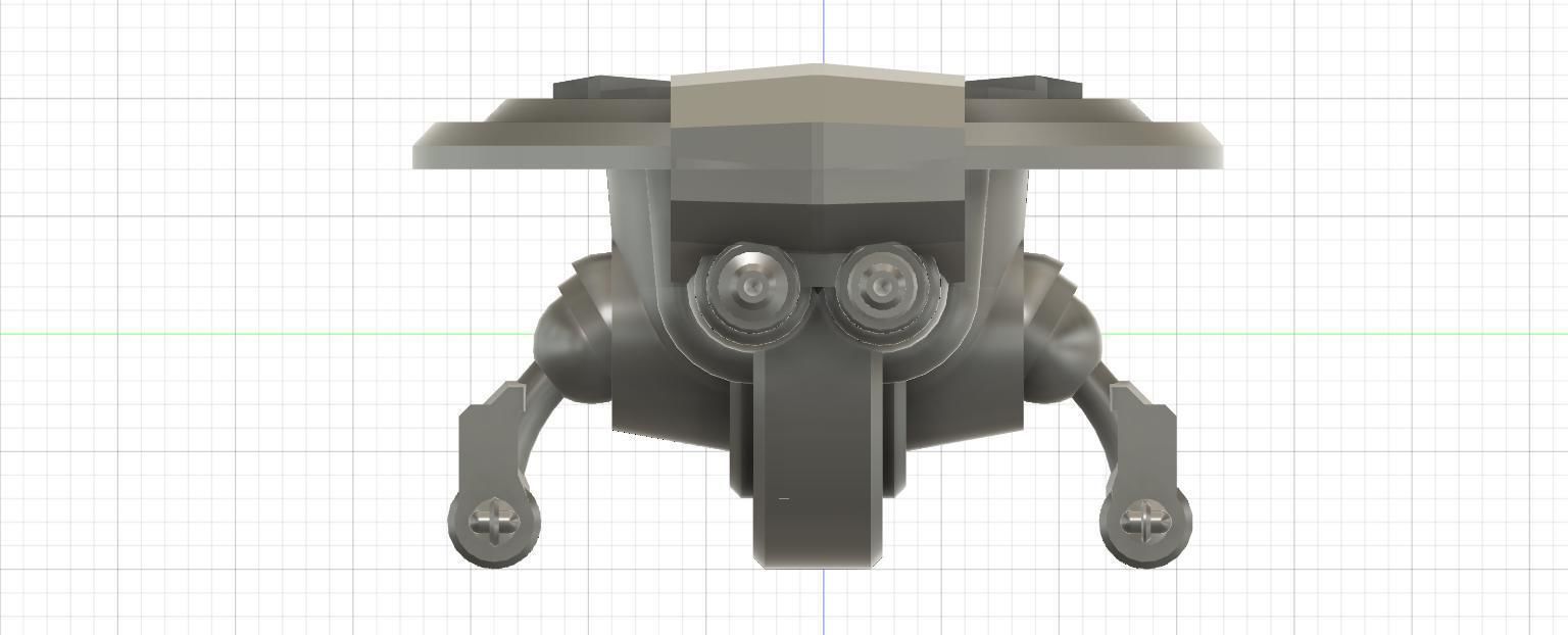 CS3-062023 Concept Fighter Starship 3D print model_3