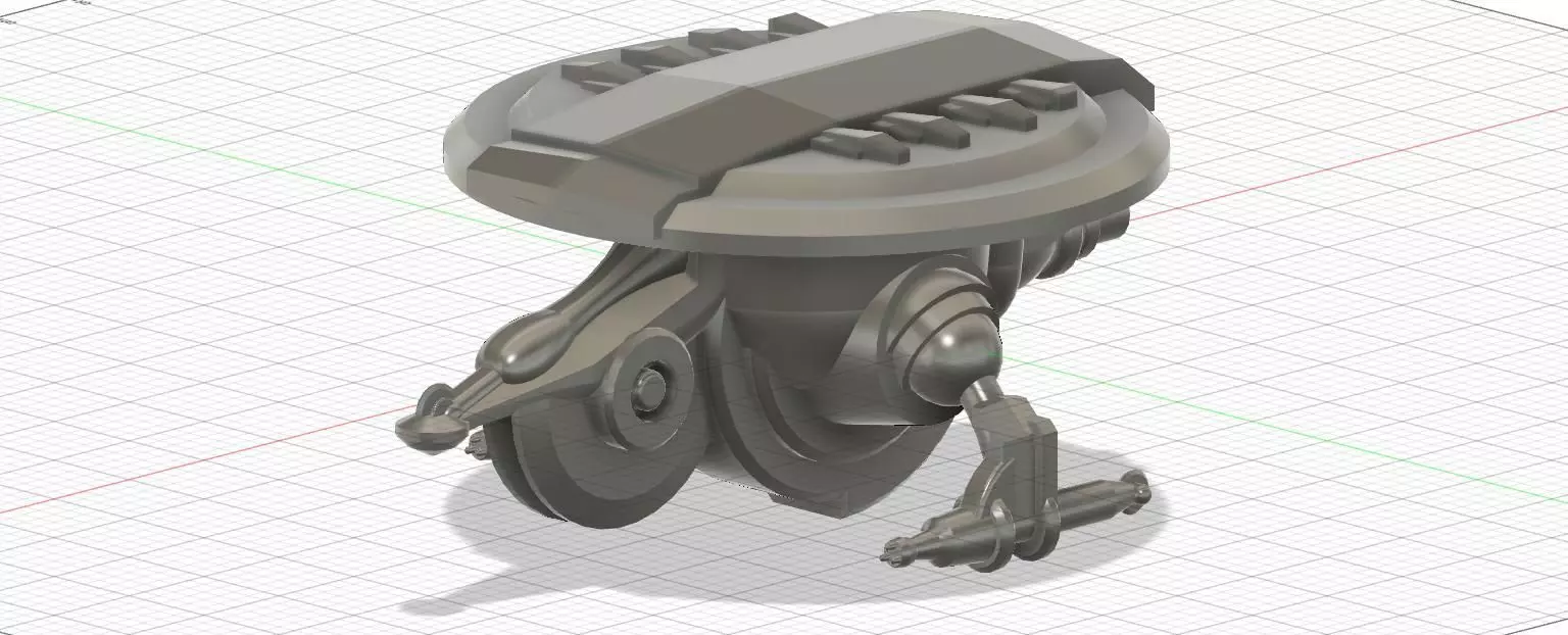 CS3-062023 Concept Fighter Starship 3D print model_0