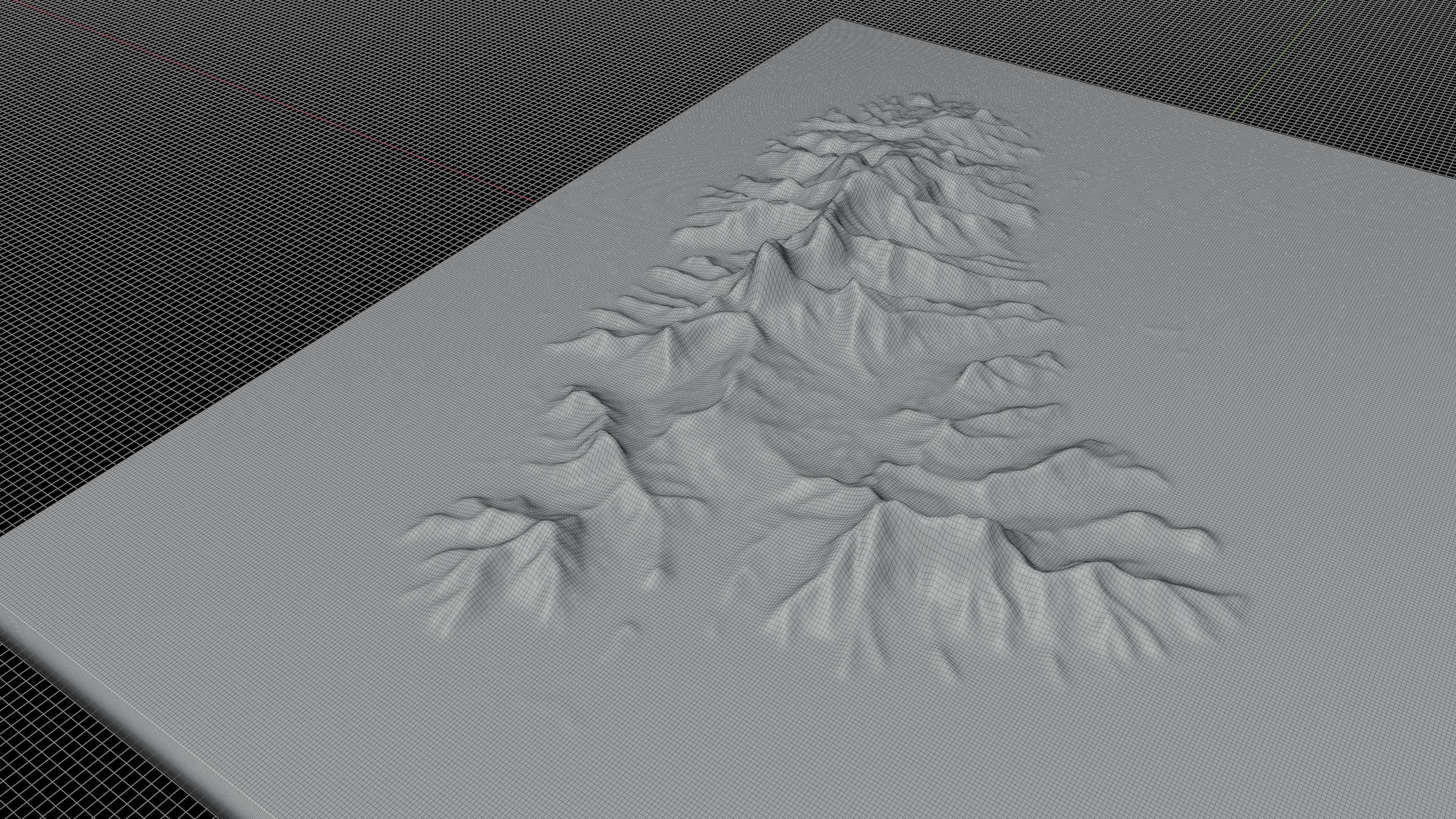 Raiatea island 3d terrain 3D model_3