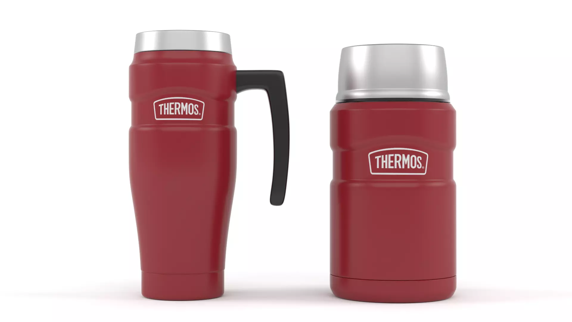Thermos King Stainless Steel 3D model