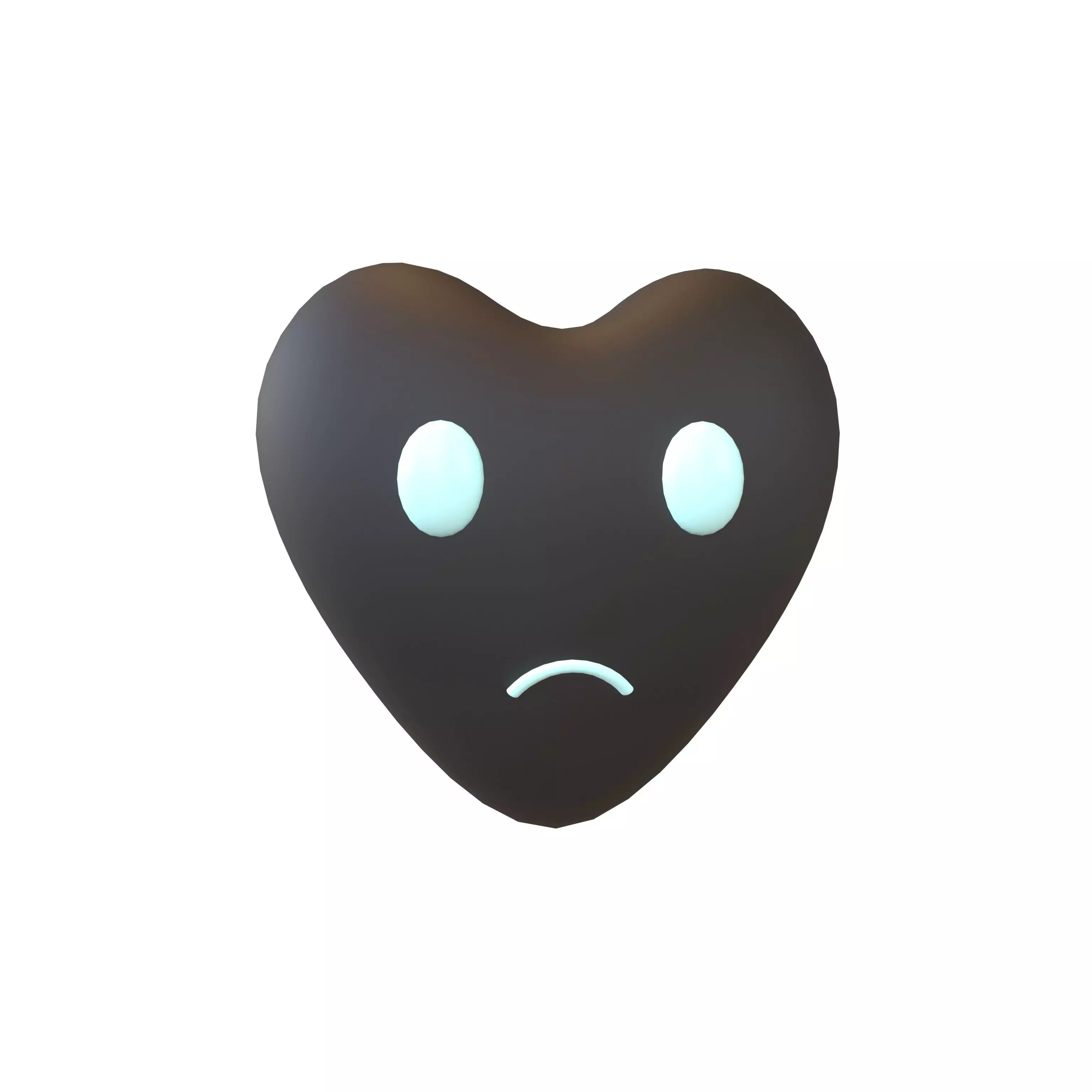 Heart Character V2 002 Low-poly 3D model_0