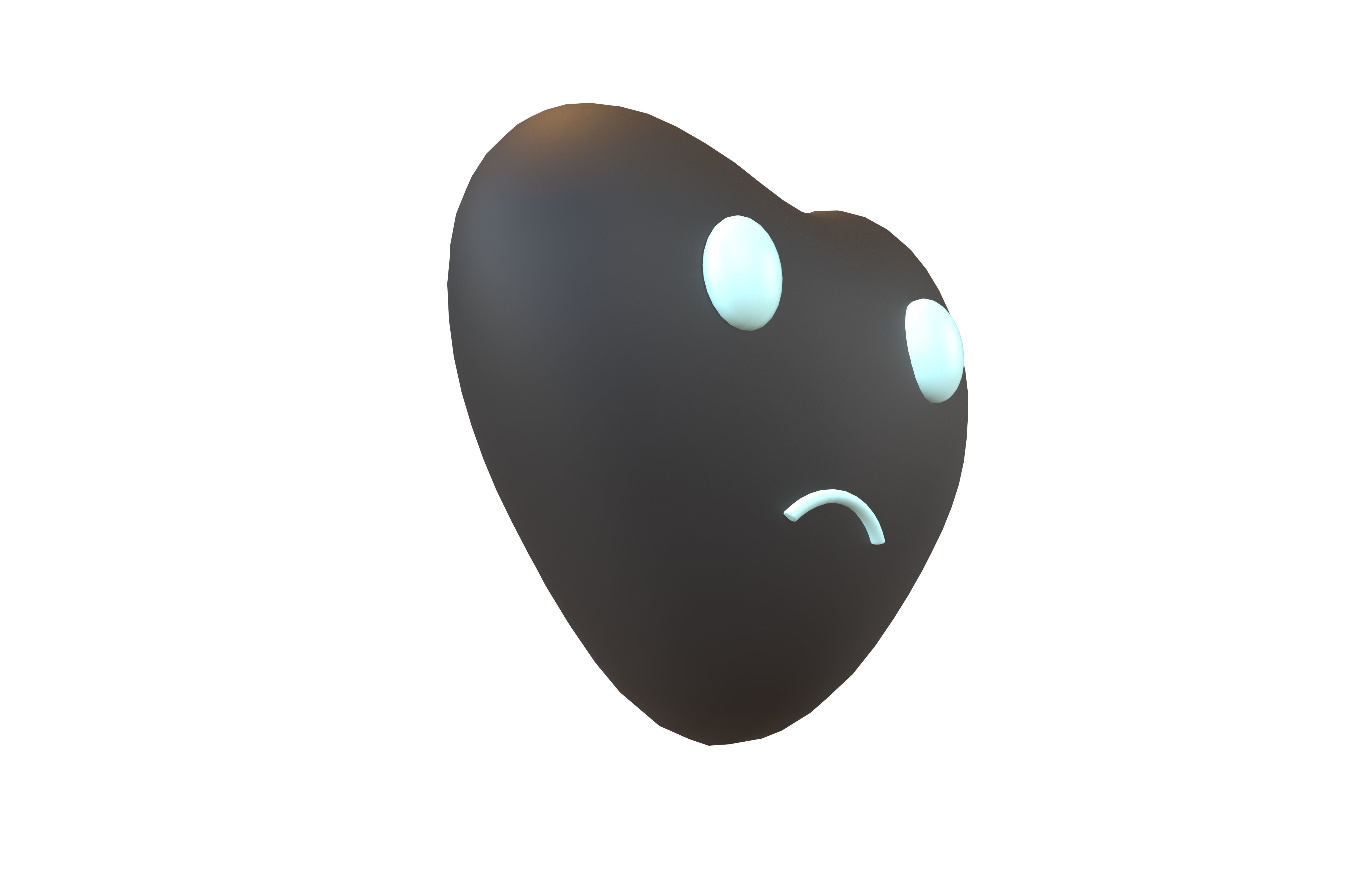 Heart Character V2 002 Low-poly 3D model_3