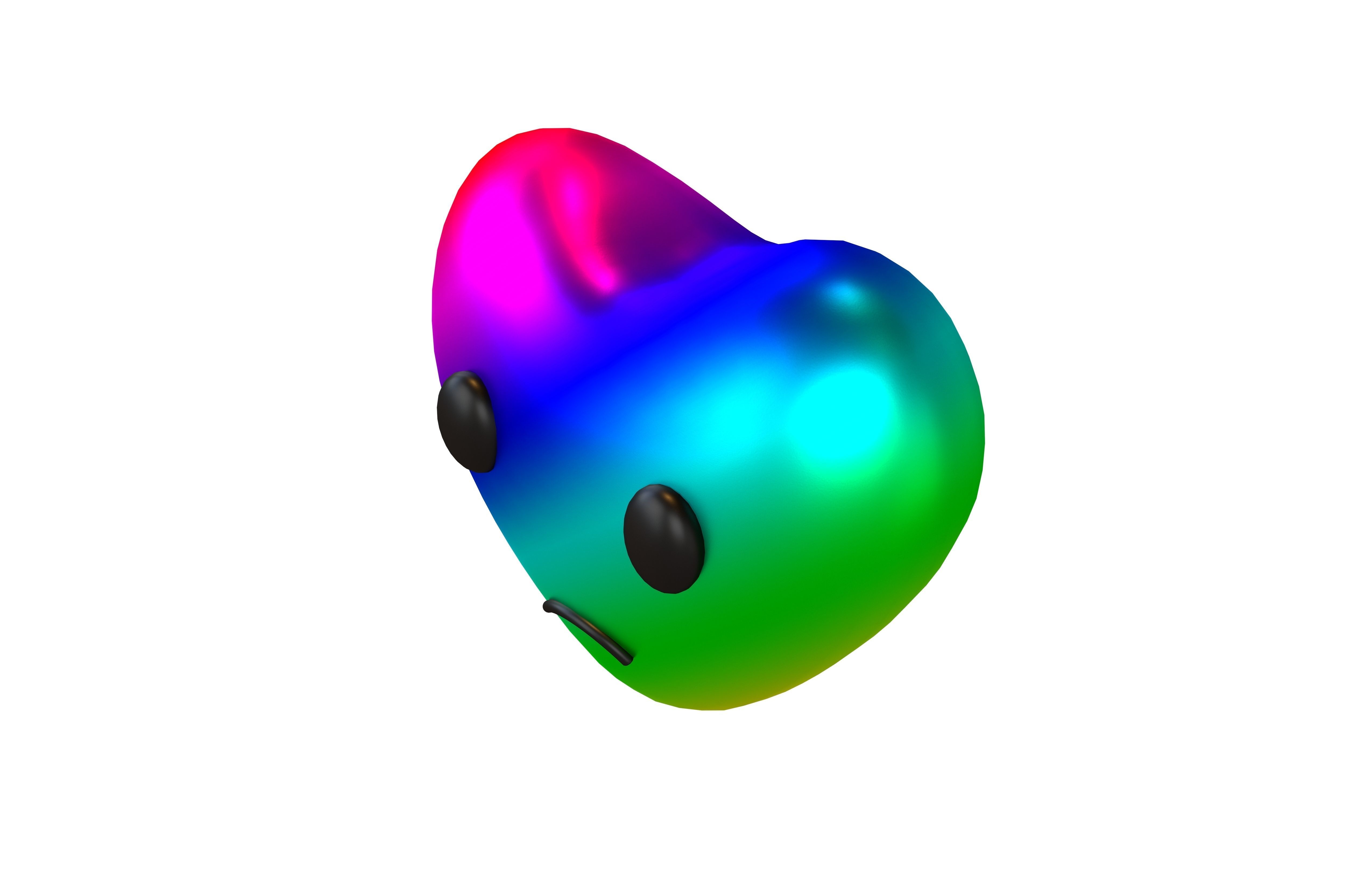 Heart Character V2 013 Low-poly 3D model_3