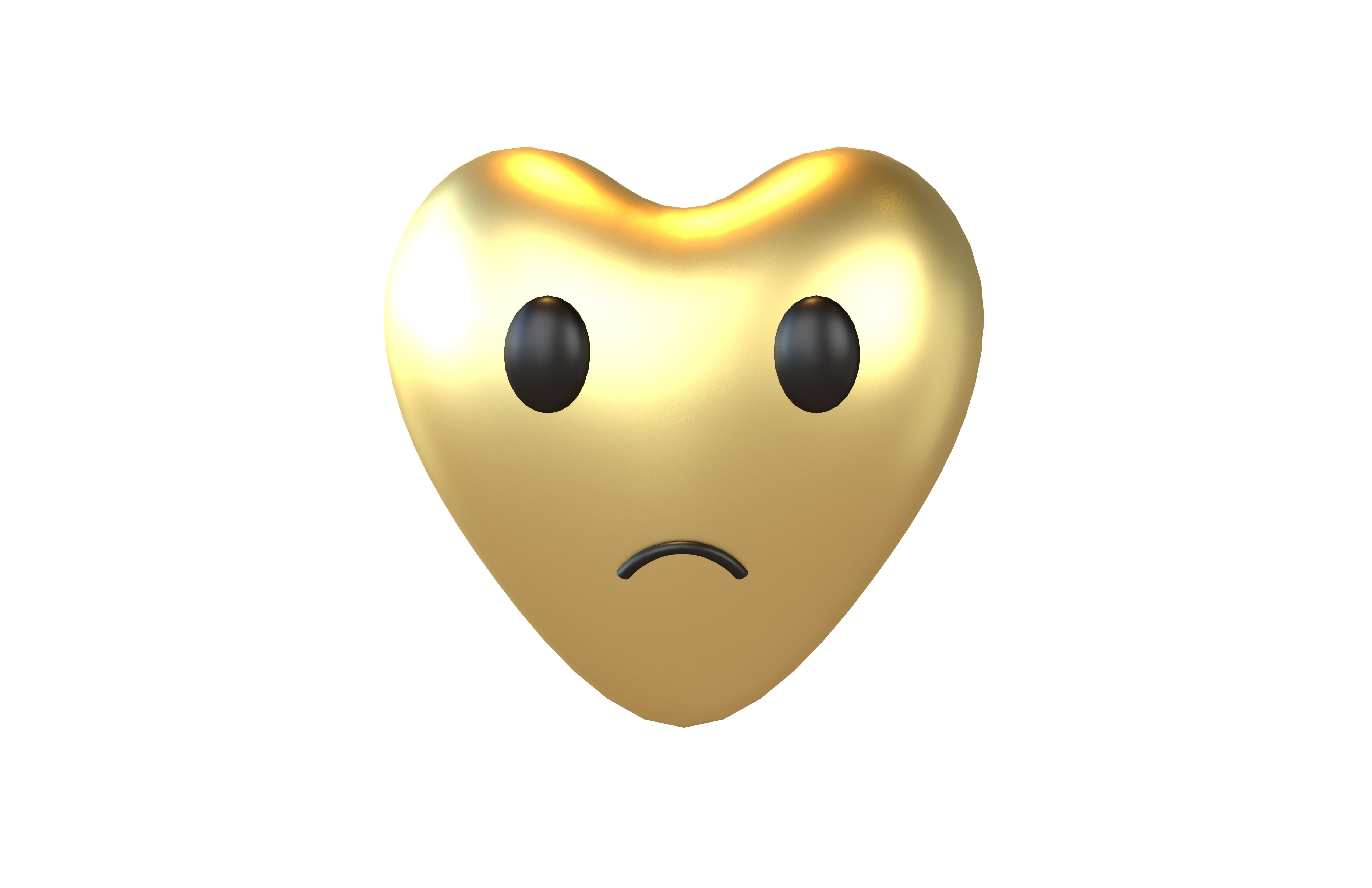 Heart Character V2 014 Low-poly 3D model_1