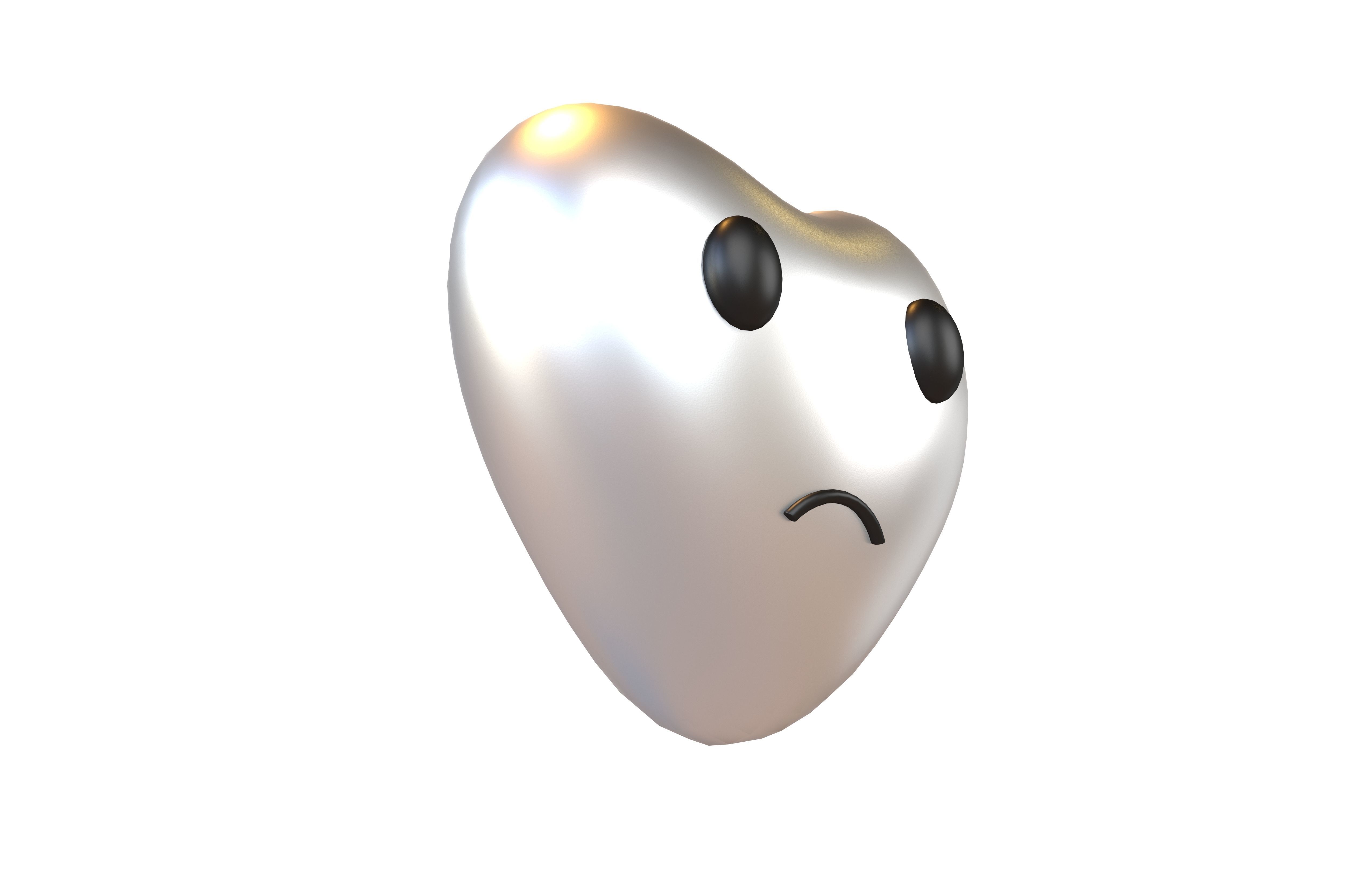 Heart Character V2 015 Low-poly 3D model_3