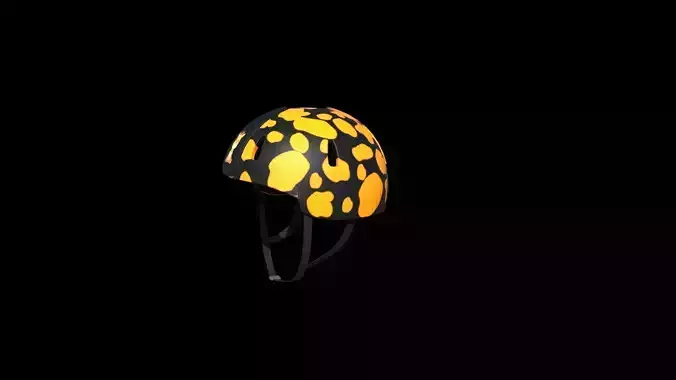 Cycle helmet 3D model