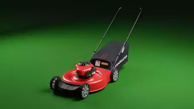 Push Lawn Mower Free 3D model