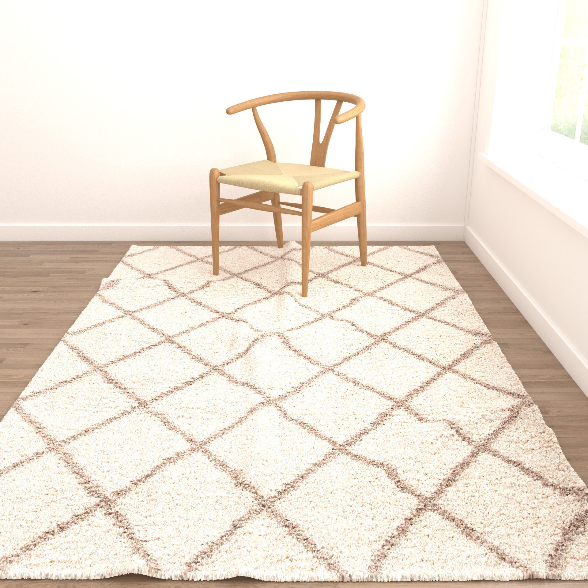 Rugs No 891 Low-poly 3D model_3