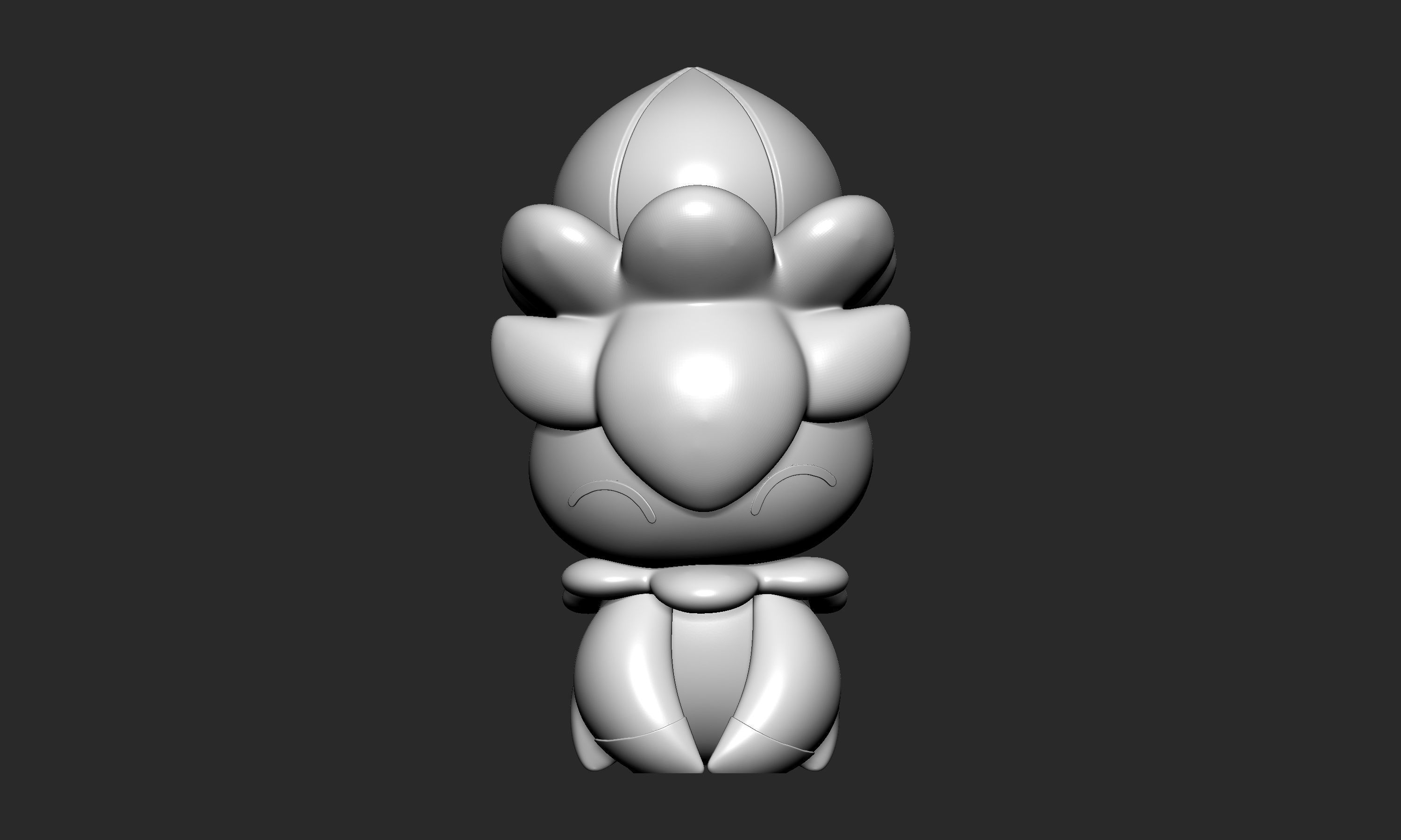 Pokemon - Fomantis with 2 poses 3D print model_7