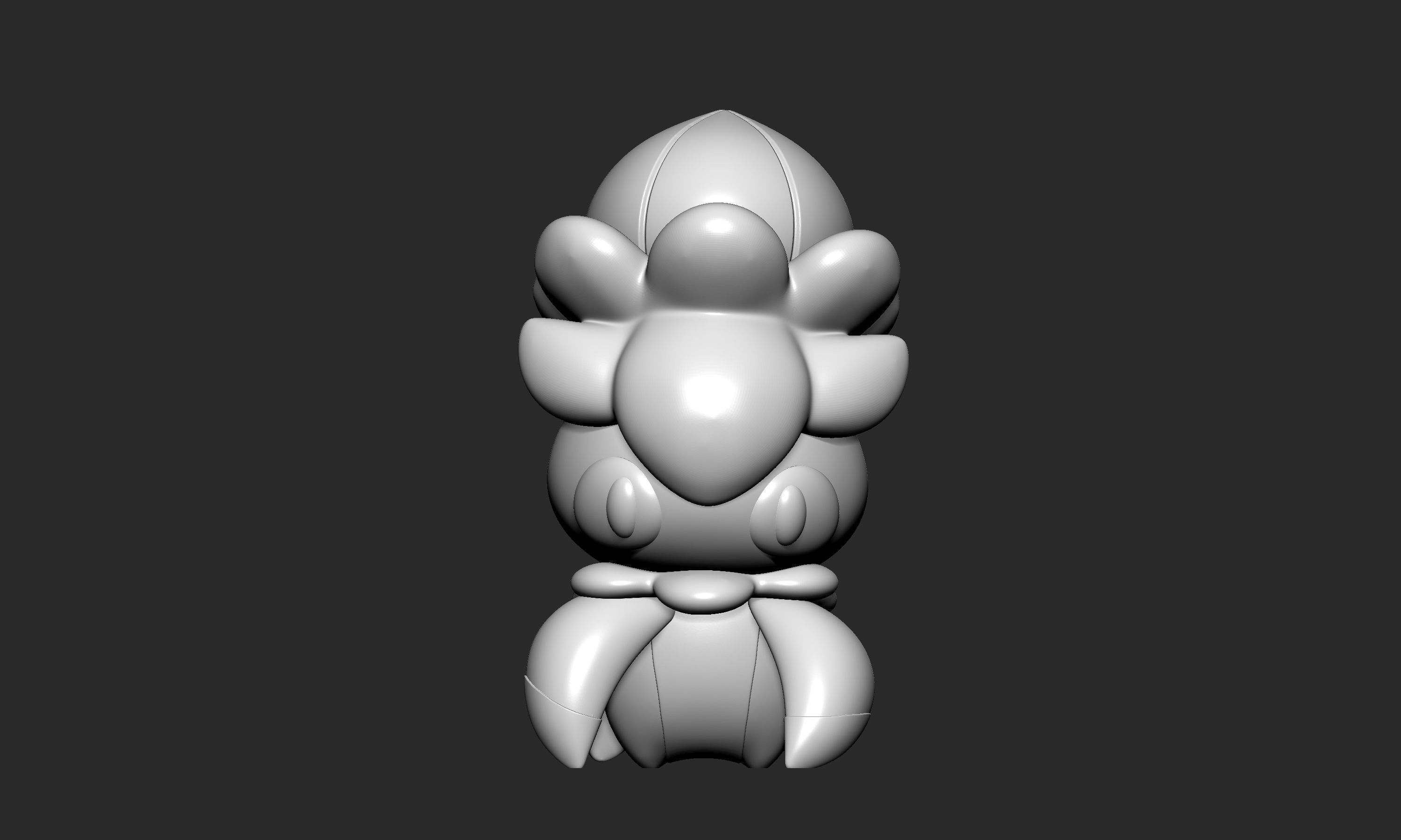 Pokemon - Fomantis with 2 poses 3D print model_3