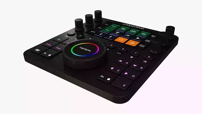 Loupedeck Creative Tool 3D model