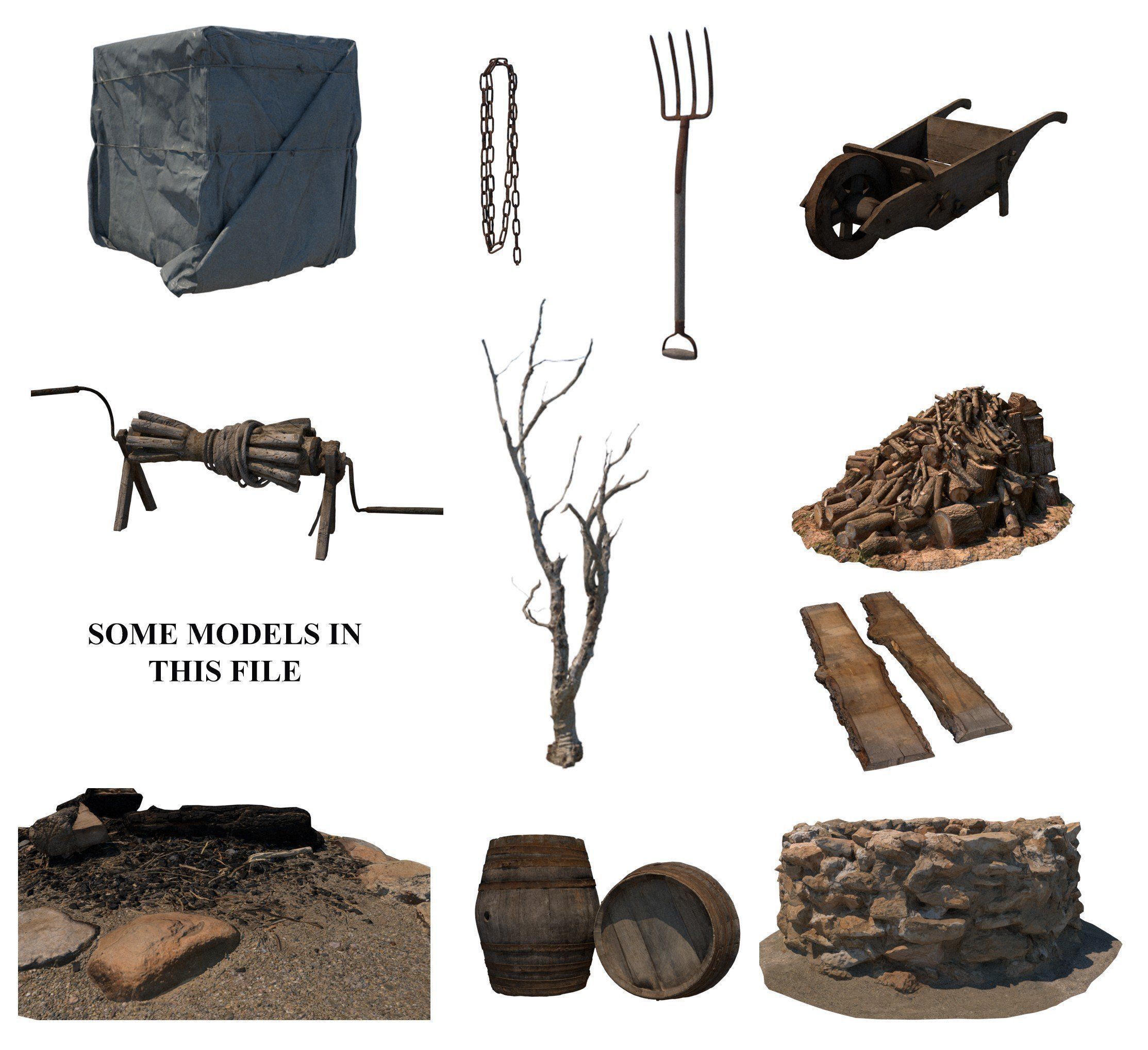 Forest House - Landscape Architecture 3D Model Collection_8