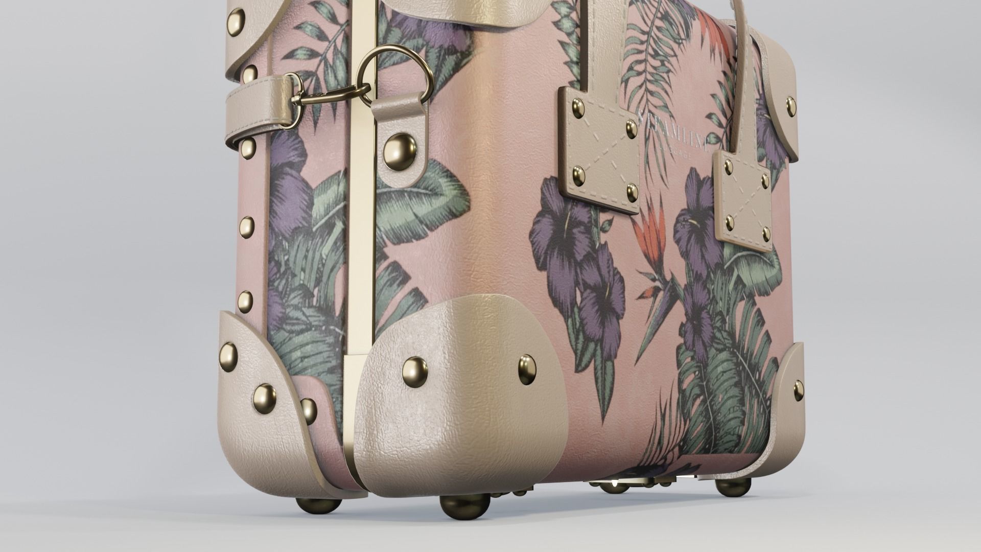 Steamline Botanik Pink Mini 3D model_3