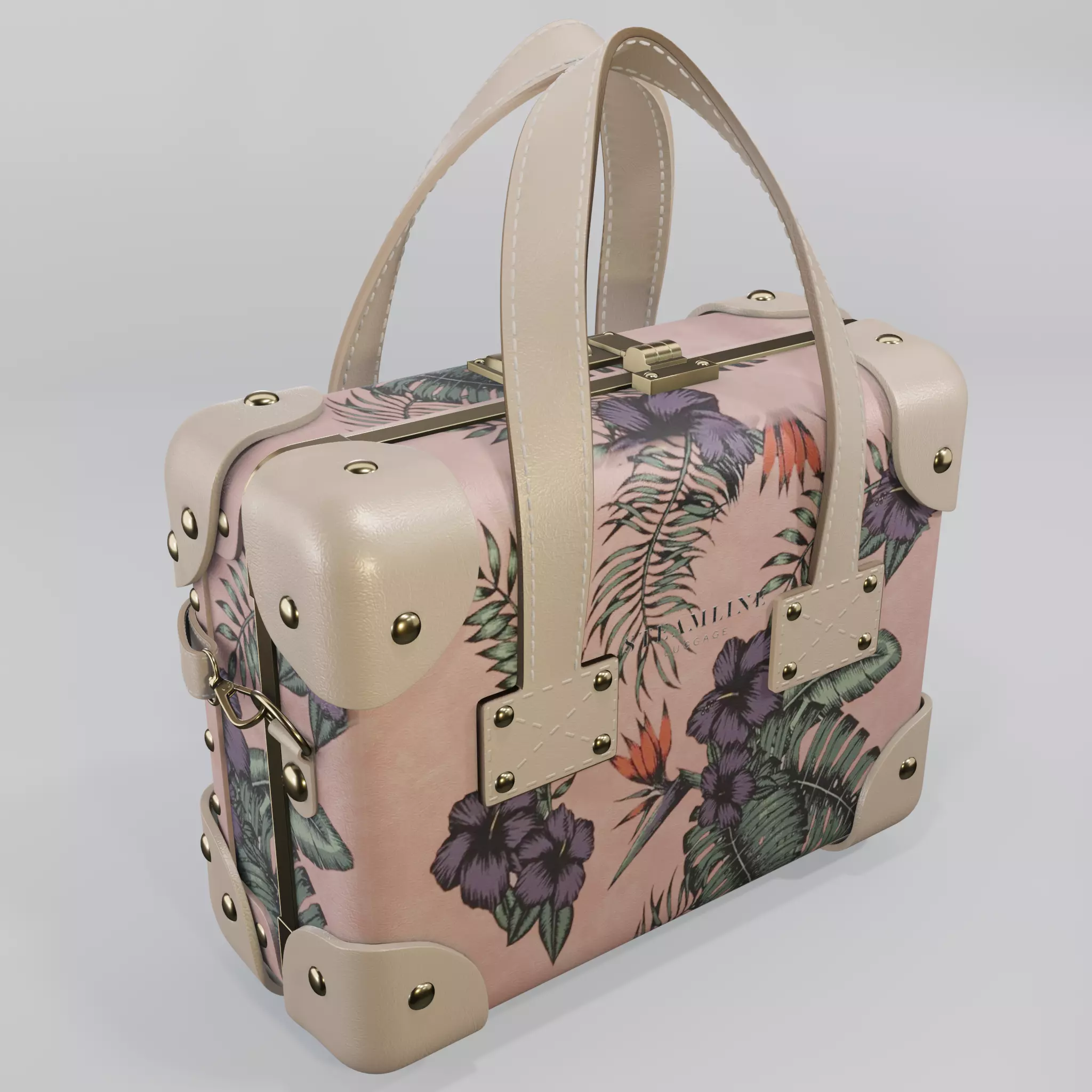 Steamline Botanik Pink Mini 3D model_0