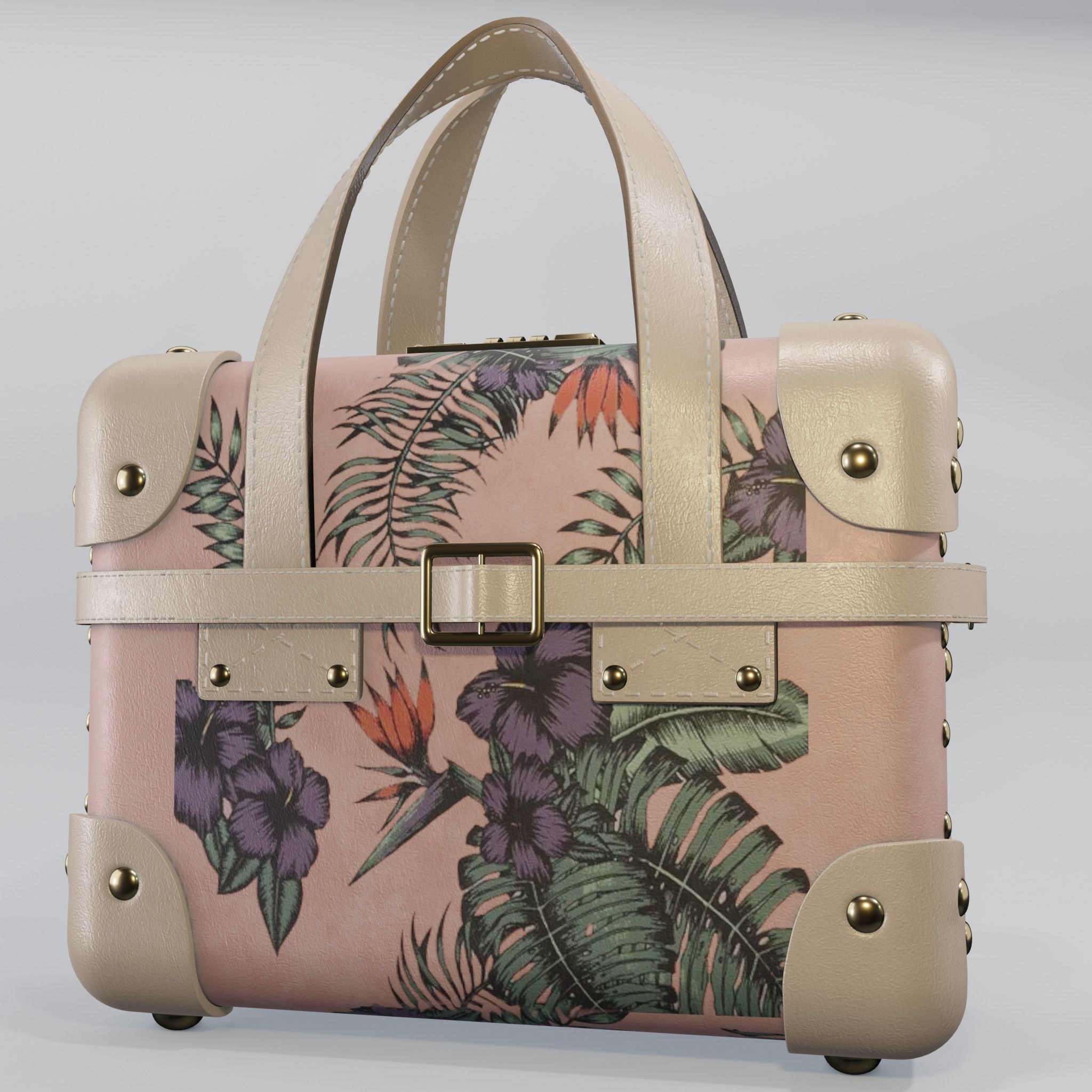 Steamline Botanik Pink Mini 3D model_1