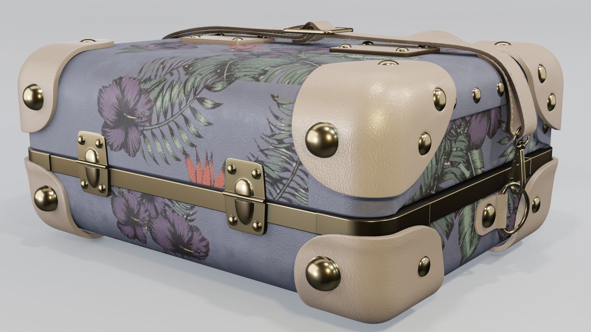 Steamline Botanik Violet Mini 3D model_4