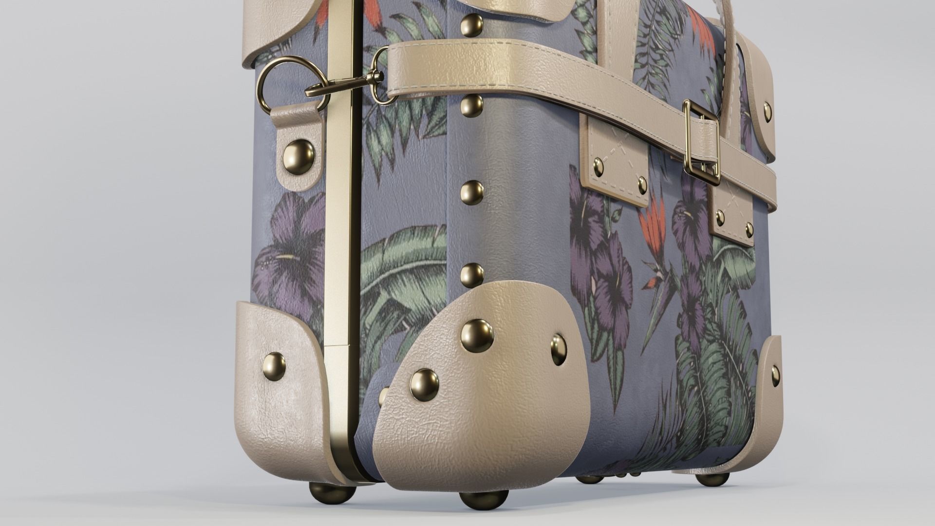 Steamline Botanik Violet Mini 3D model_3