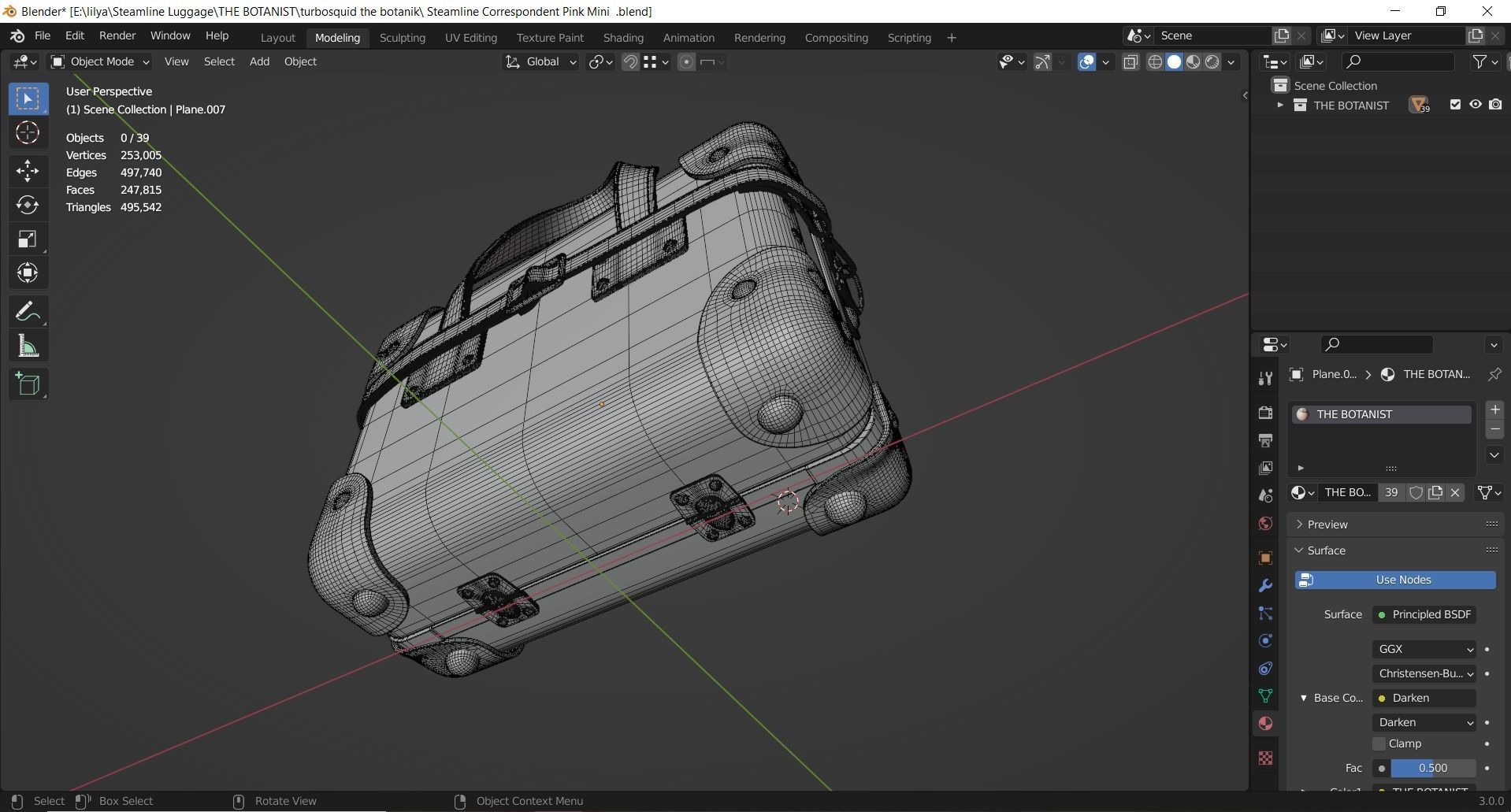 Steamline Correspondent Pink Mini 3D model_10