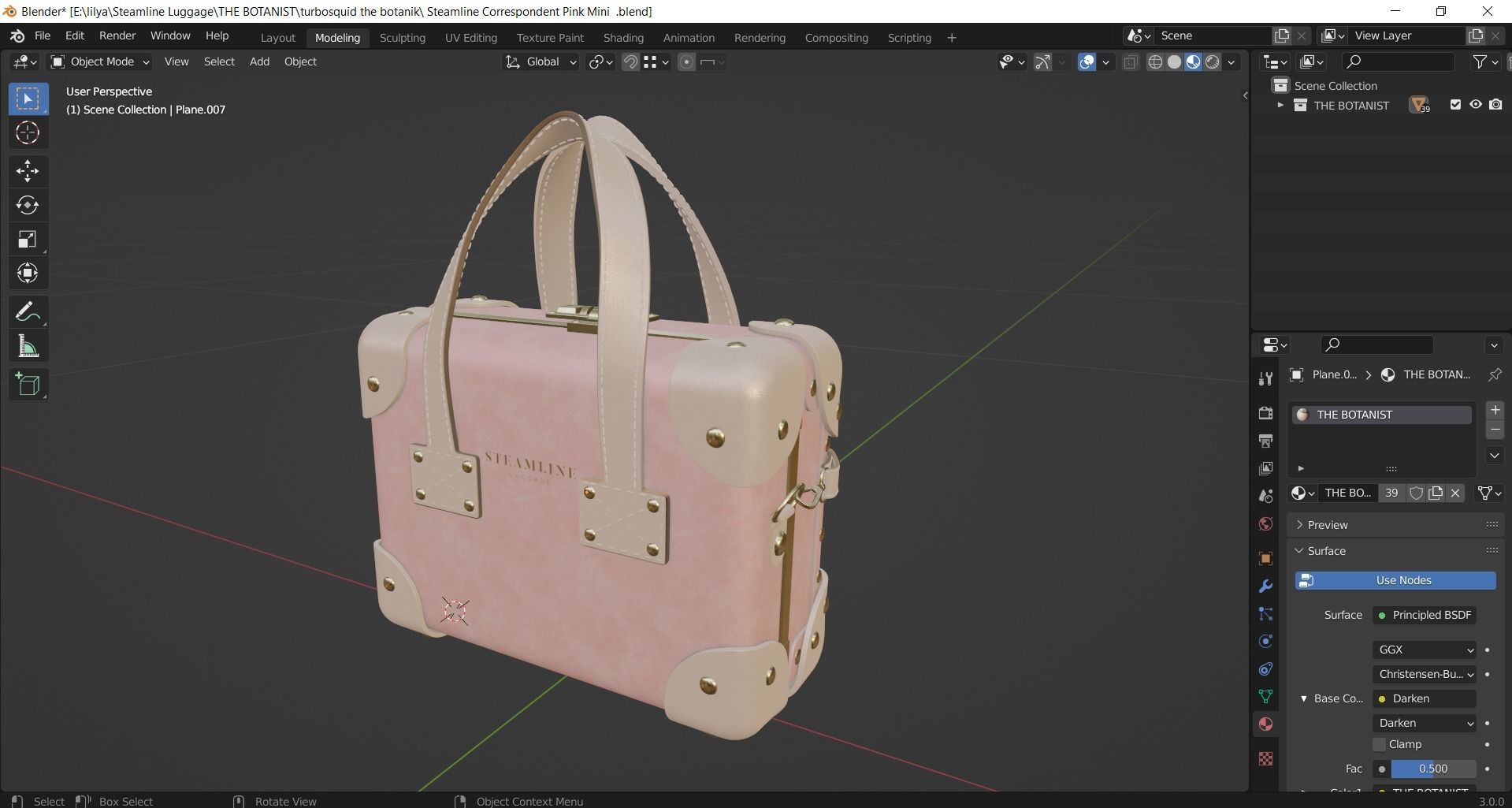 Steamline Correspondent Pink Mini 3D model_8