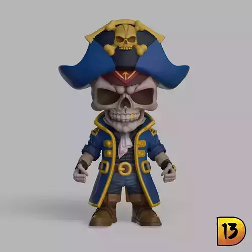 MiniPrint R003 - Skull Pirate