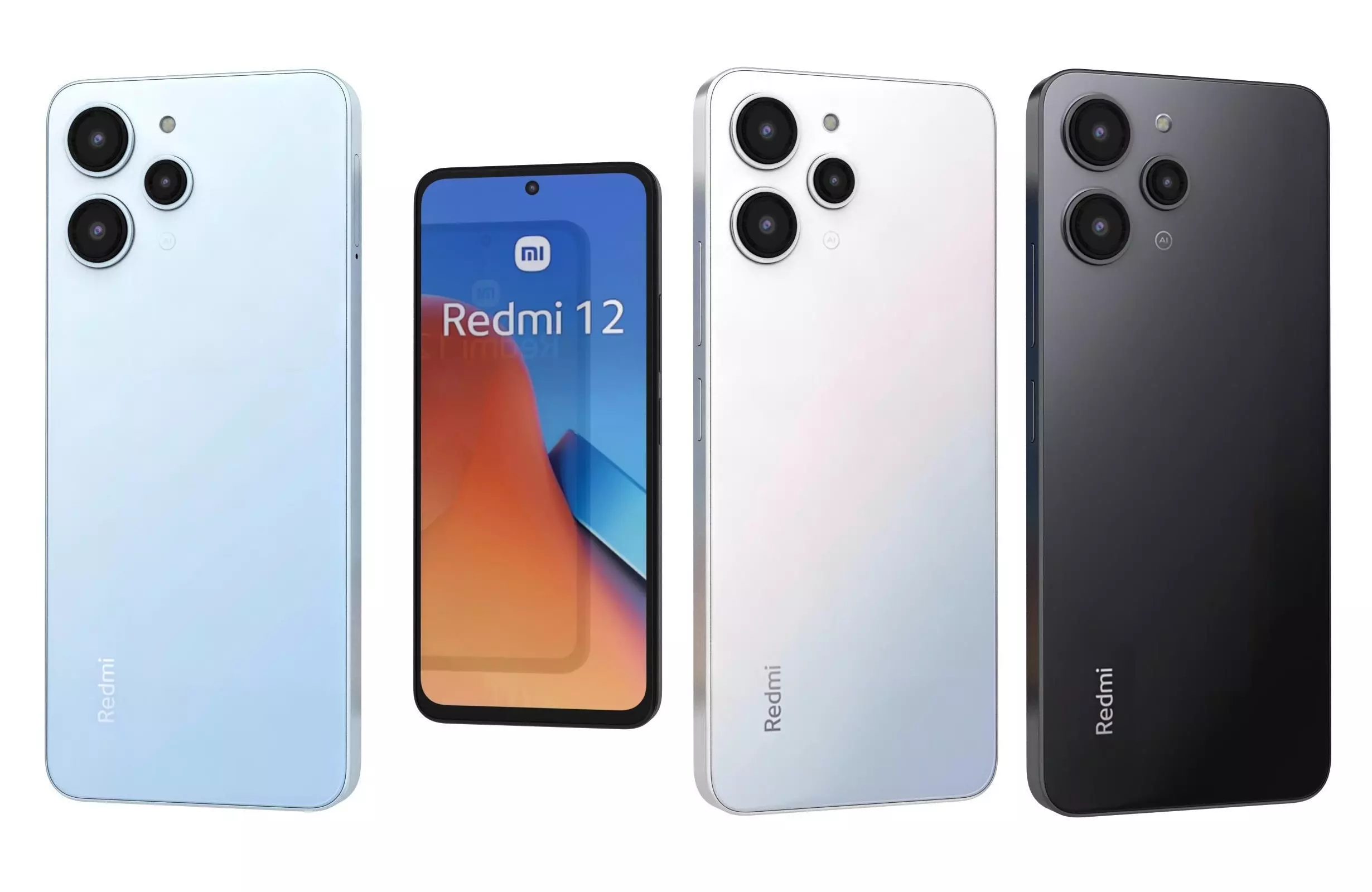 Xiaomi Redmi 12 All Colors 3D model_0