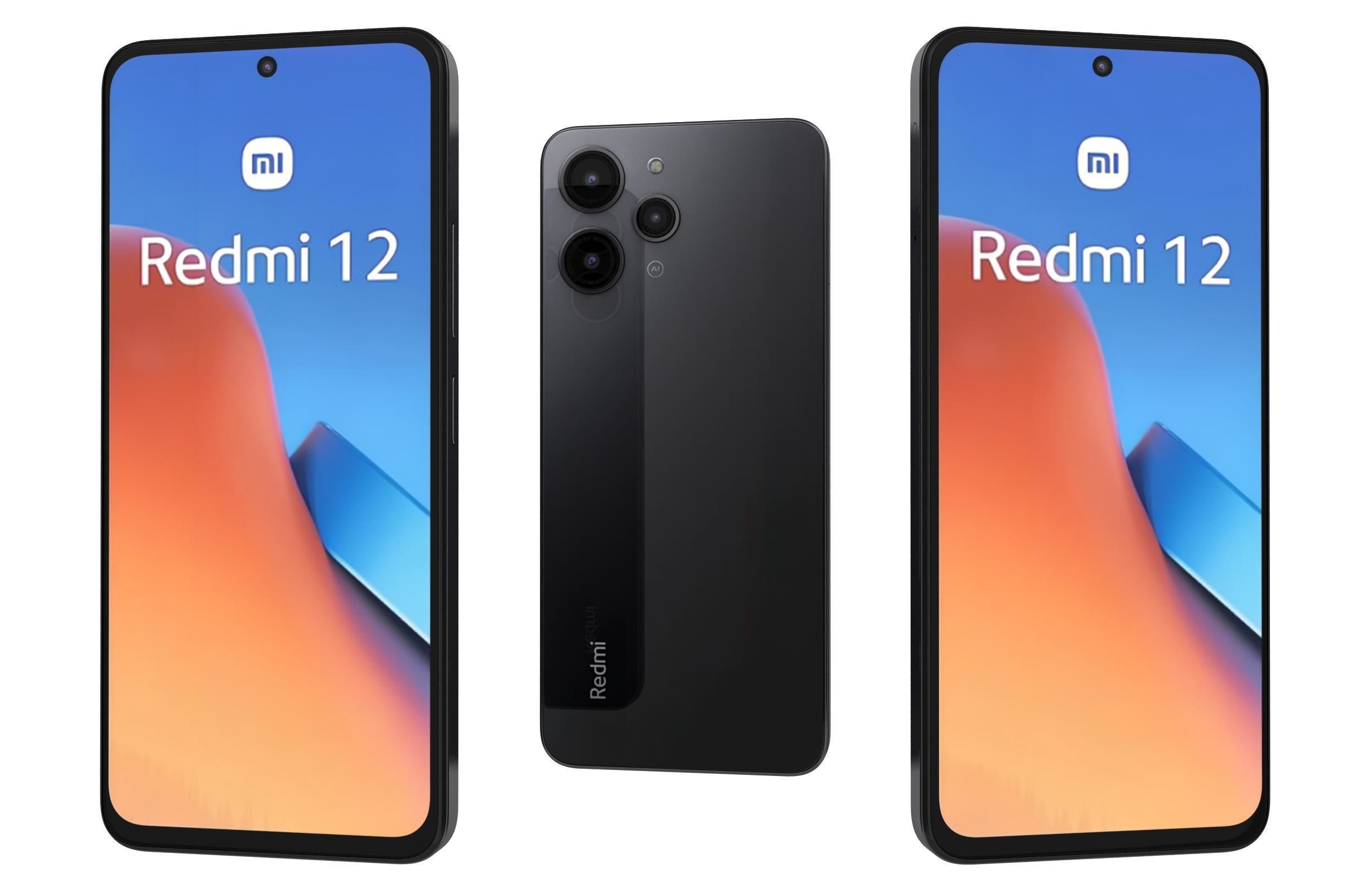 Xiaomi Redmi 12 All Colors 3D model_2