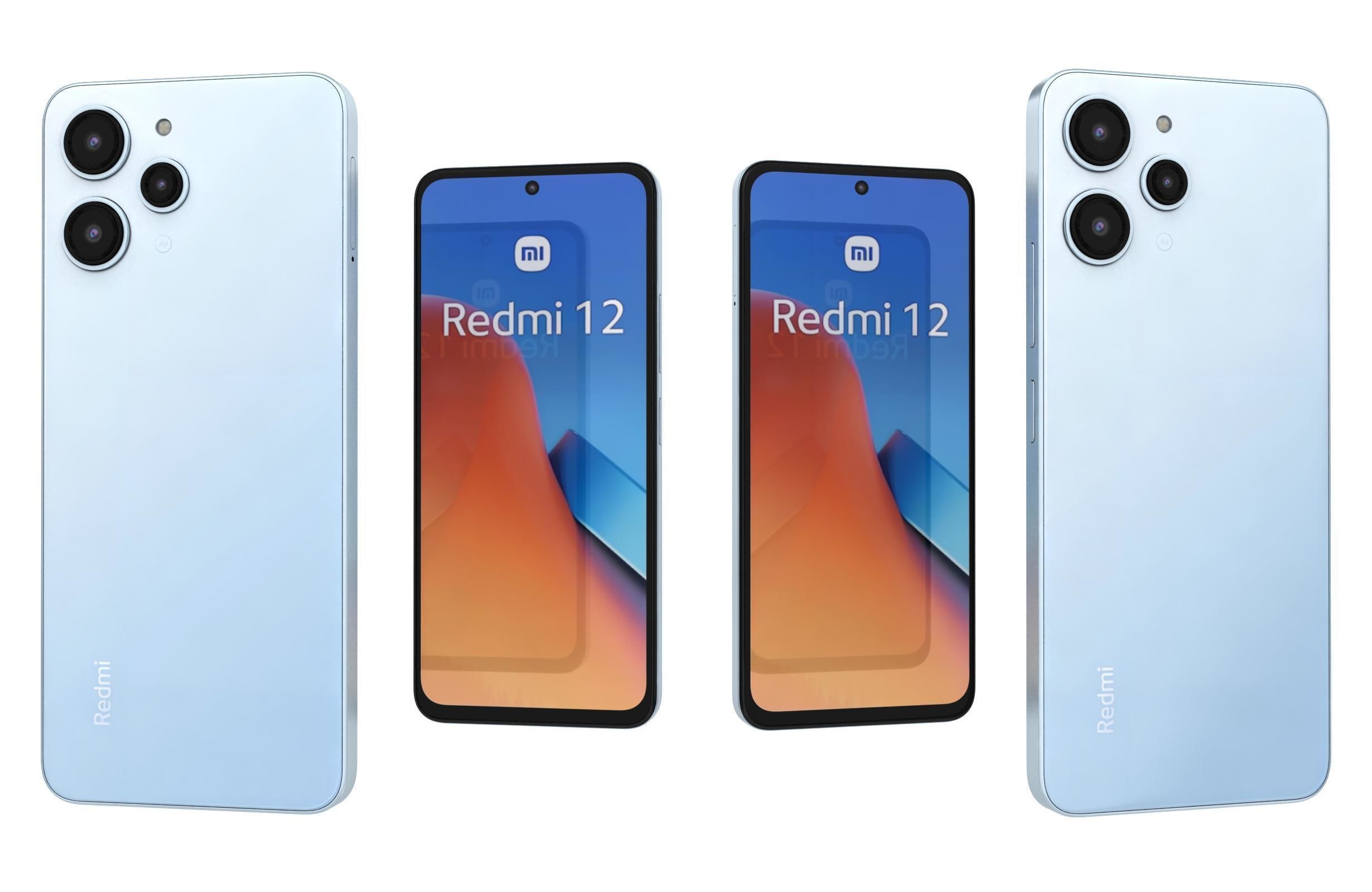 Xiaomi Redmi 12 All Colors 3D model_11