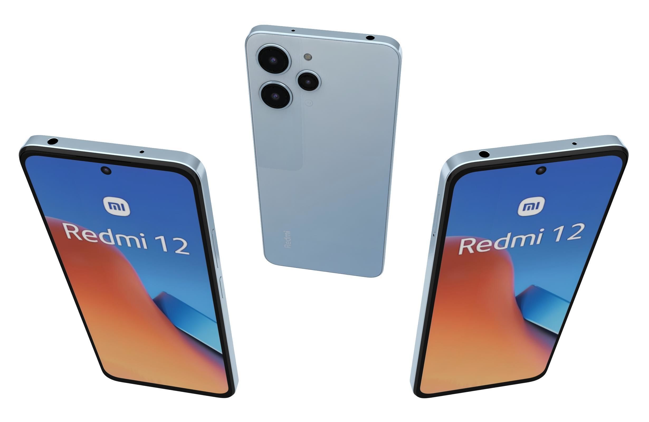 Xiaomi Redmi 12 All Colors 3D model_6