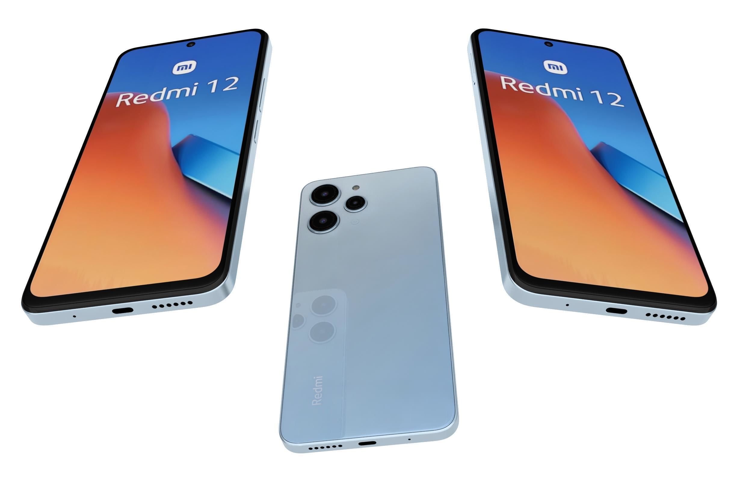 Xiaomi Redmi 12 All Colors 3D model_5