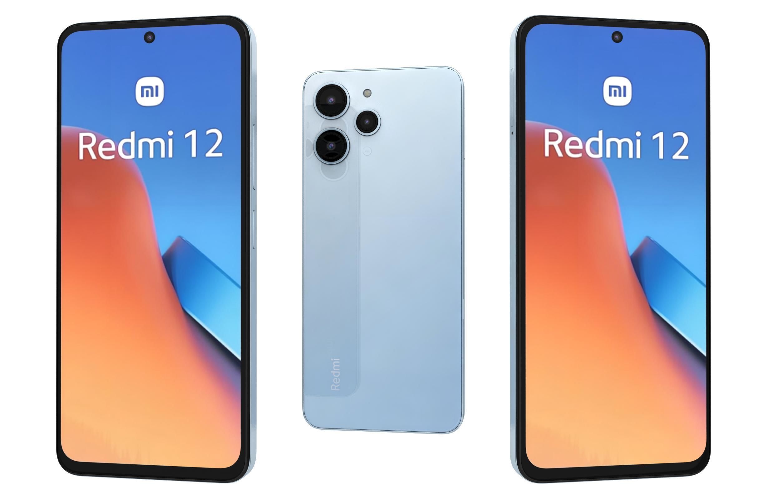 Xiaomi Redmi 12 All Colors 3D model_3