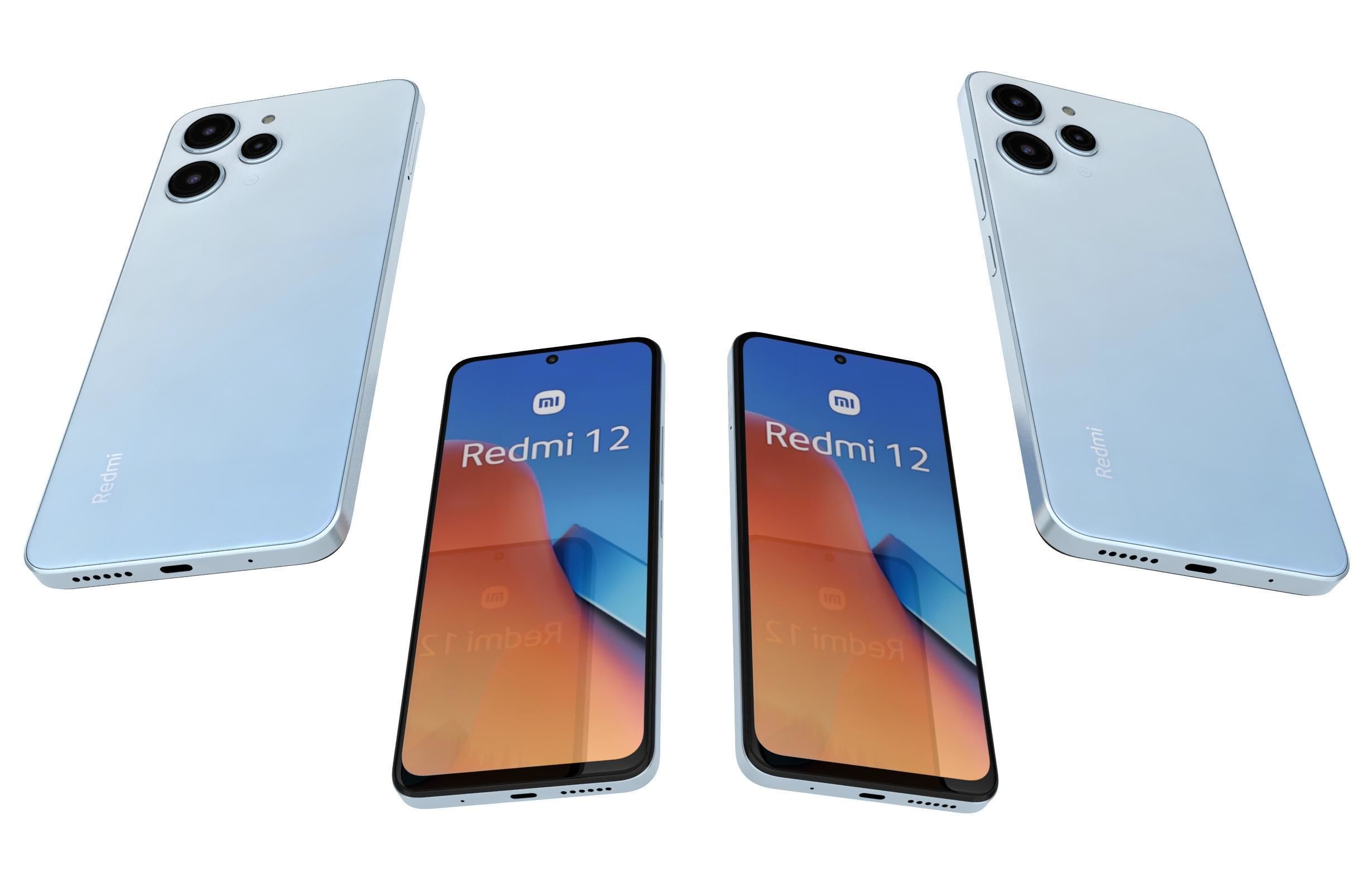 Xiaomi Redmi 12 All Colors 3D model_12