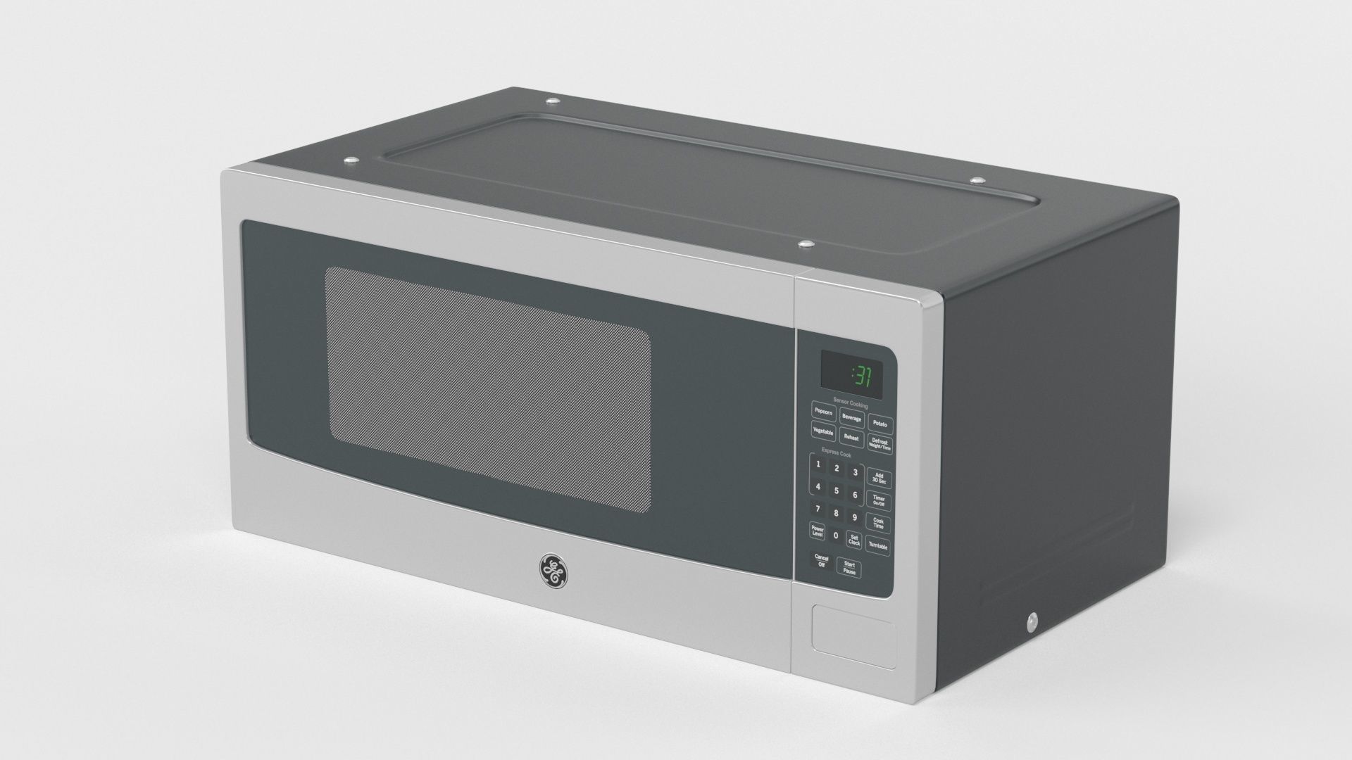 GE Profile Countertop Microwave Oven PEM31SFSS 3D model_30