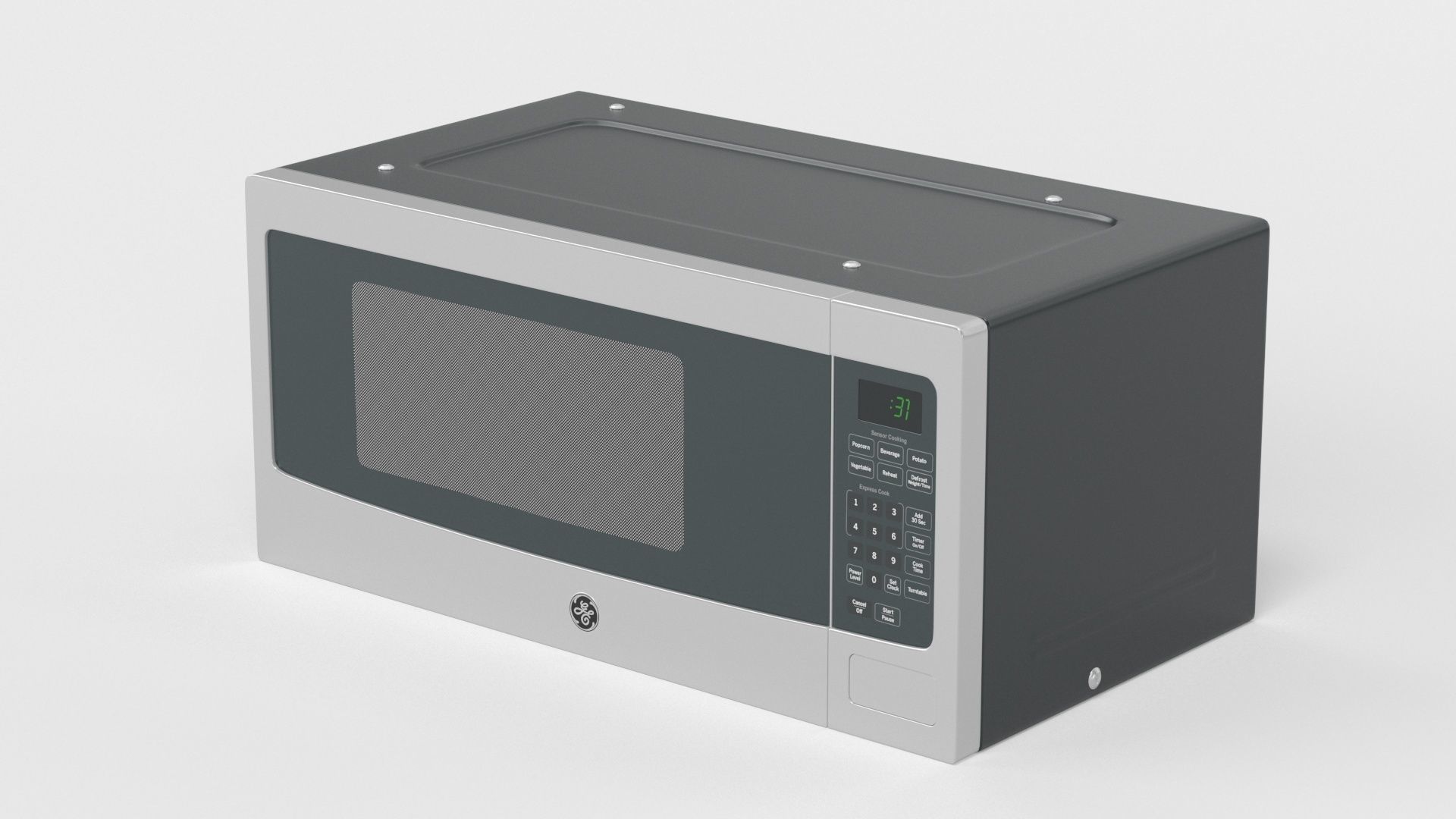 GE Profile Countertop Microwave Oven PEM31SFSS 3D model_29