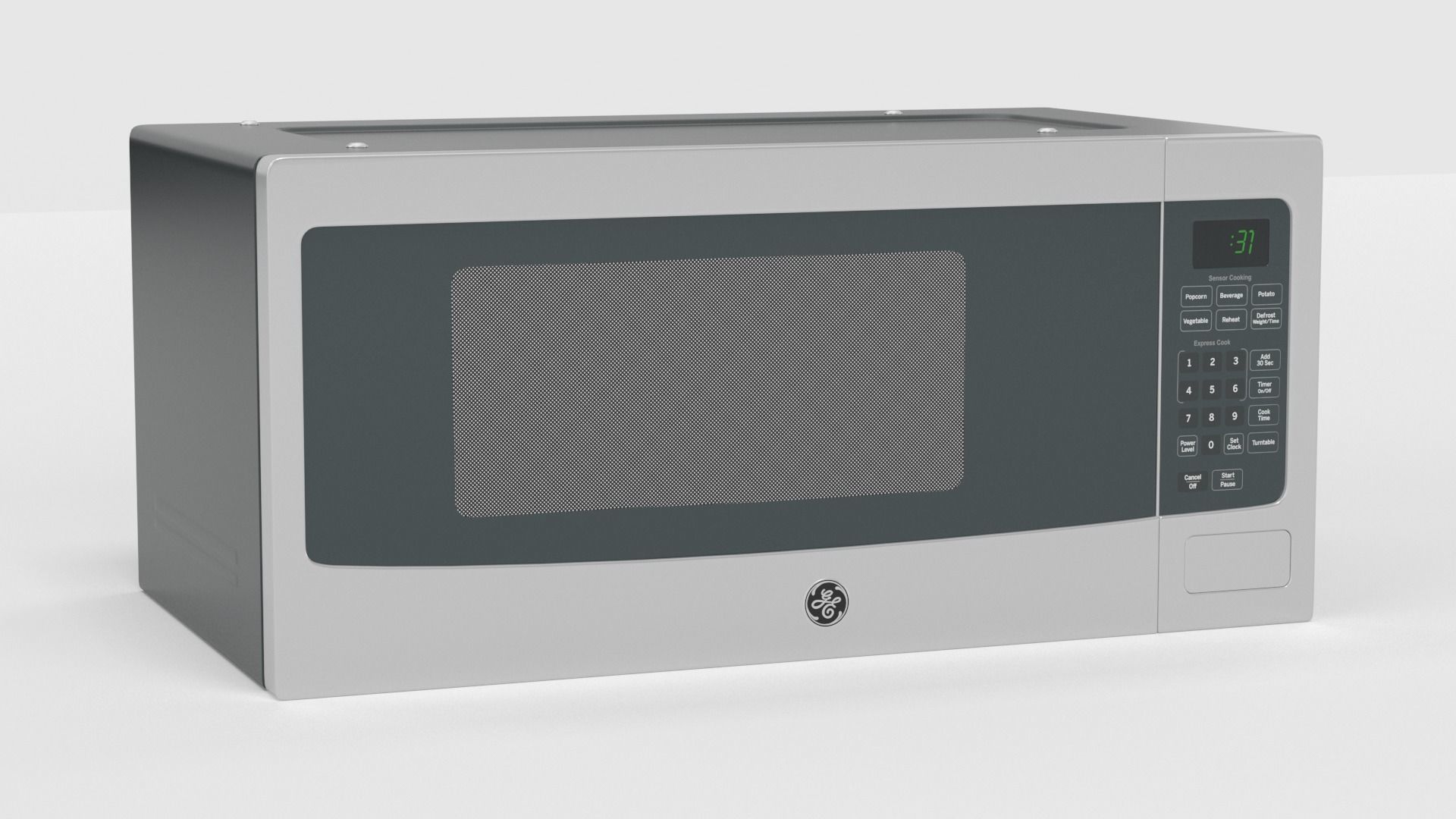 GE Profile Countertop Microwave Oven PEM31SFSS 3D model_7