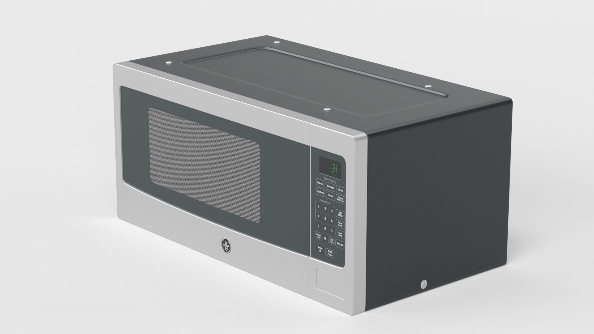 GE Profile Countertop Microwave Oven PEM31SFSS 3D model_28