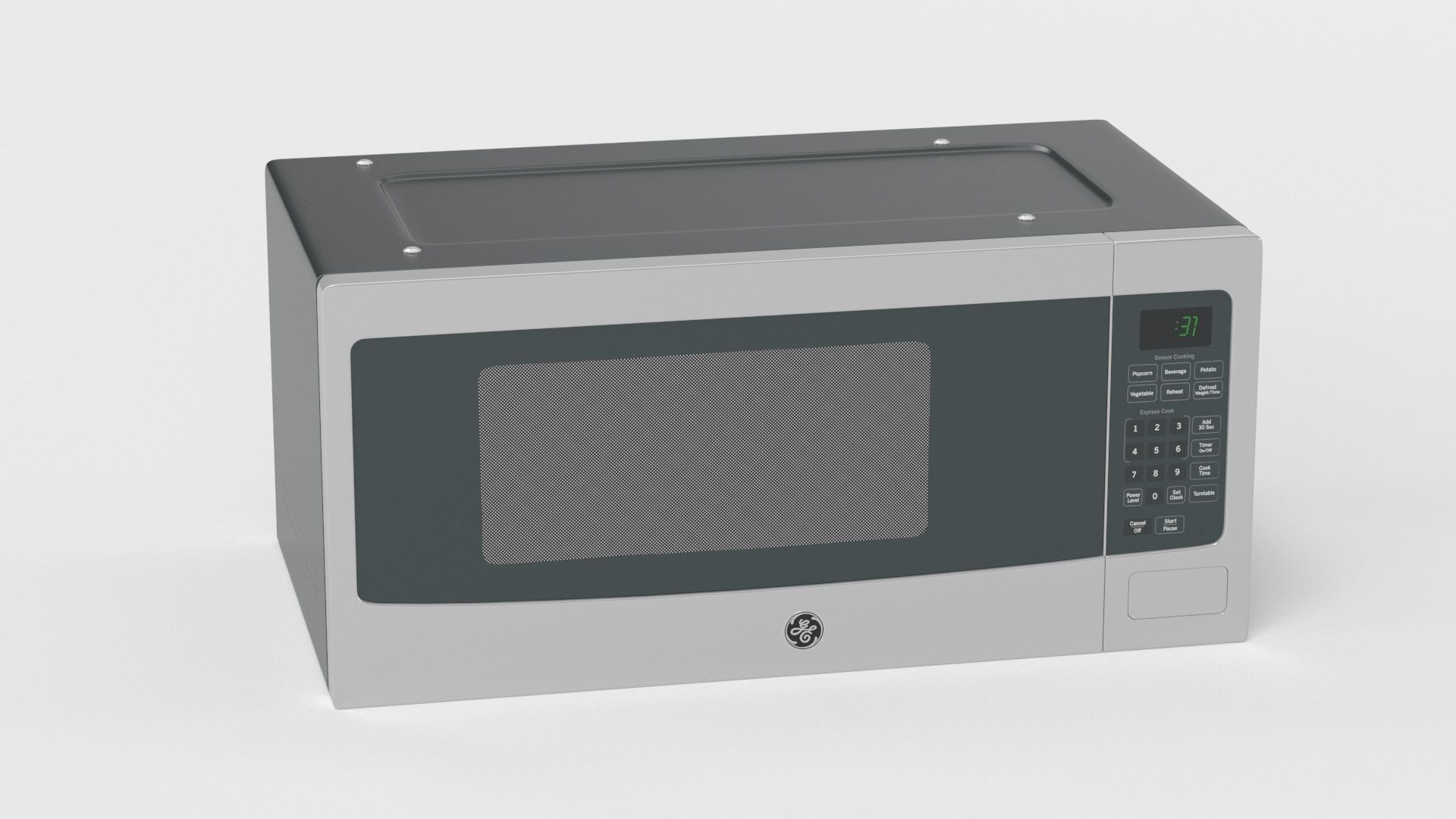 GE Profile Countertop Microwave Oven PEM31SFSS 3D model_16