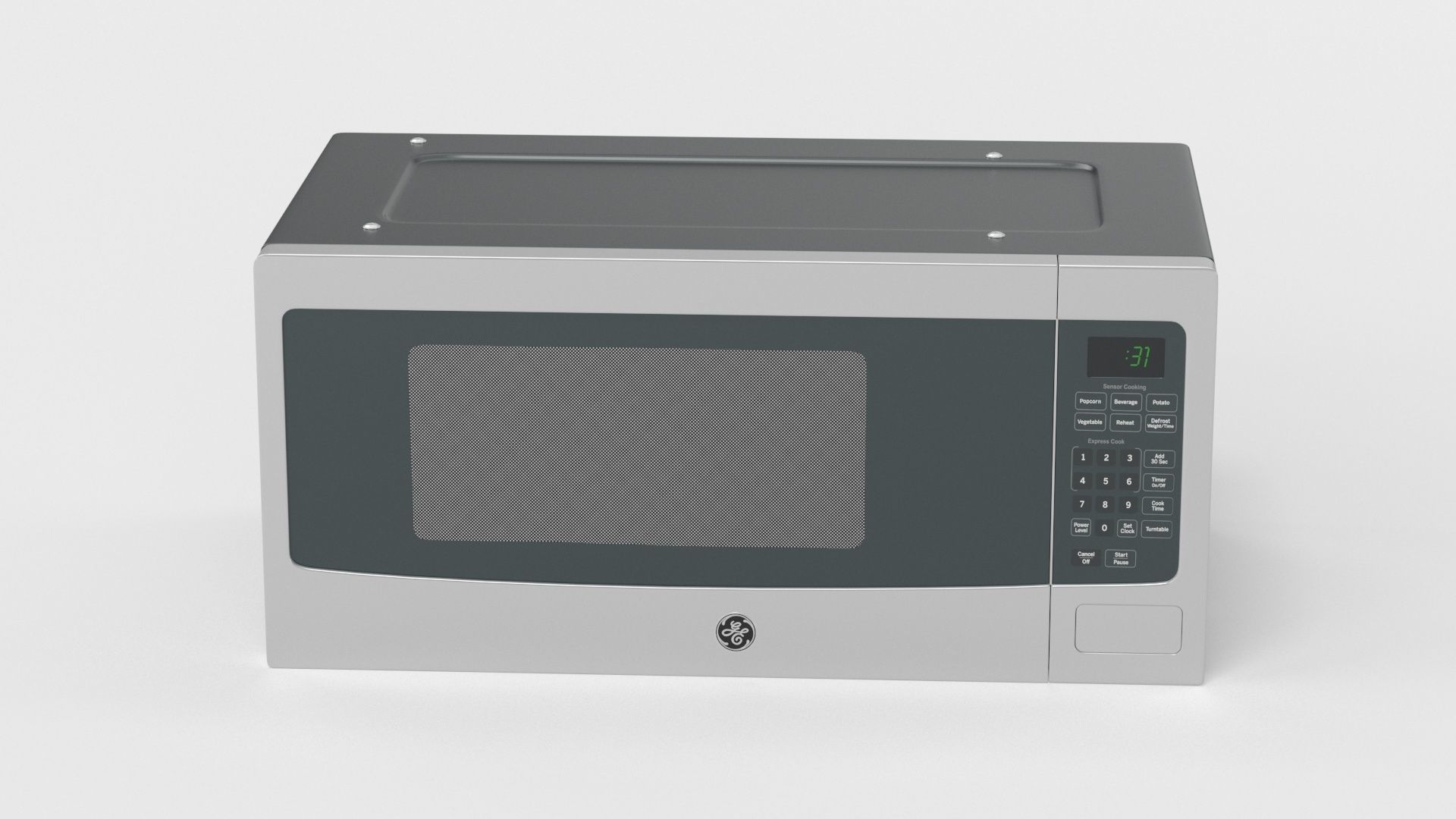 GE Profile Countertop Microwave Oven PEM31SFSS 3D model_15