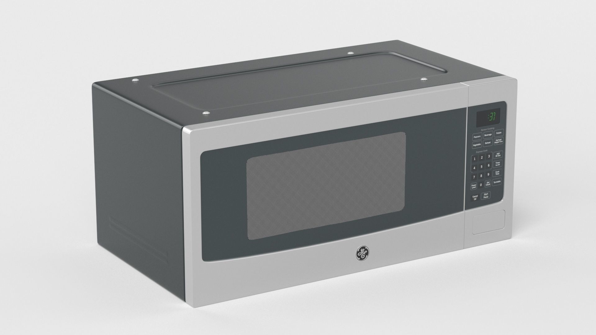 GE Profile Countertop Microwave Oven PEM31SFSS 3D model_17