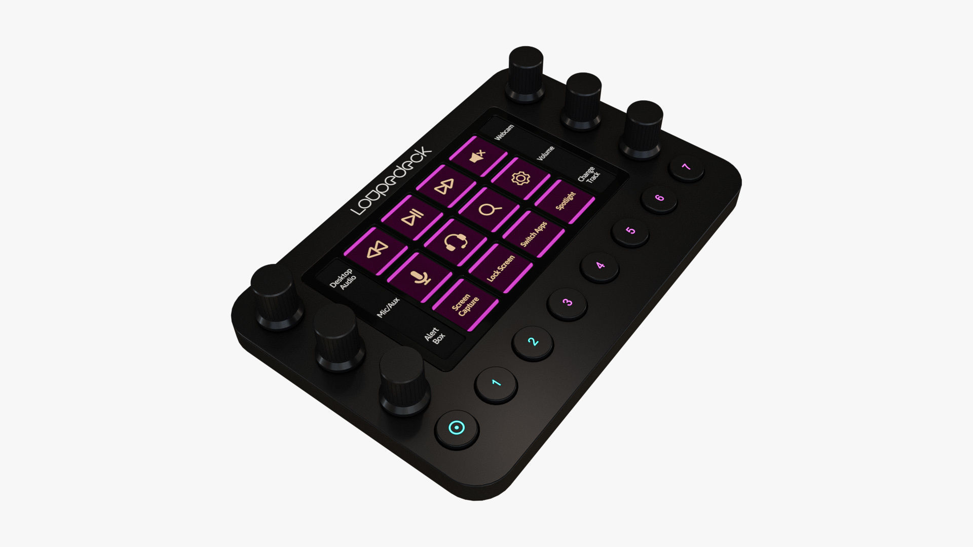 Loupedeck Live 3D model_7