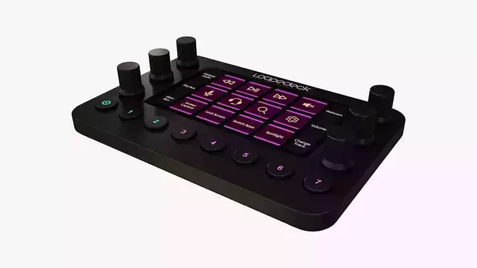 Loupedeck Live 3D model