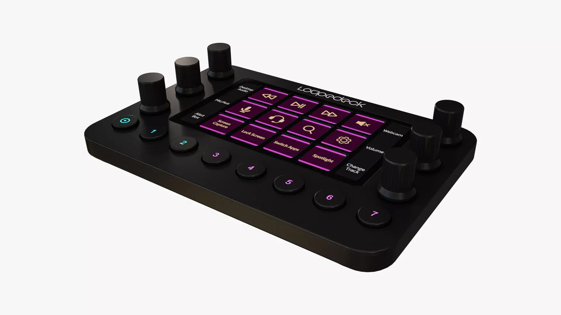Loupedeck Live 3D model_0