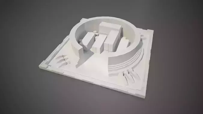 Miniature Supply Dock 3D print model