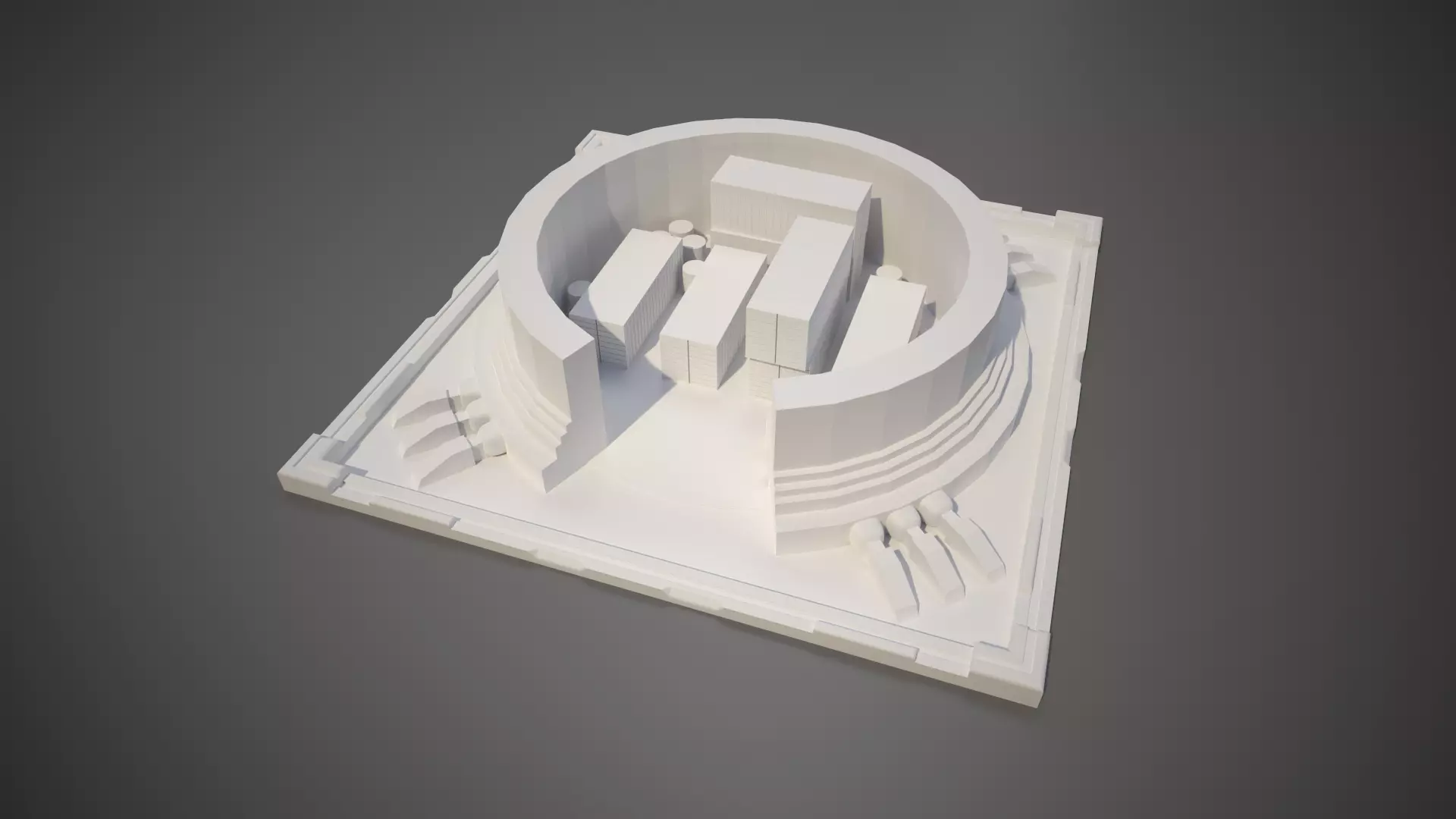 Miniature Supply Dock 3D print model